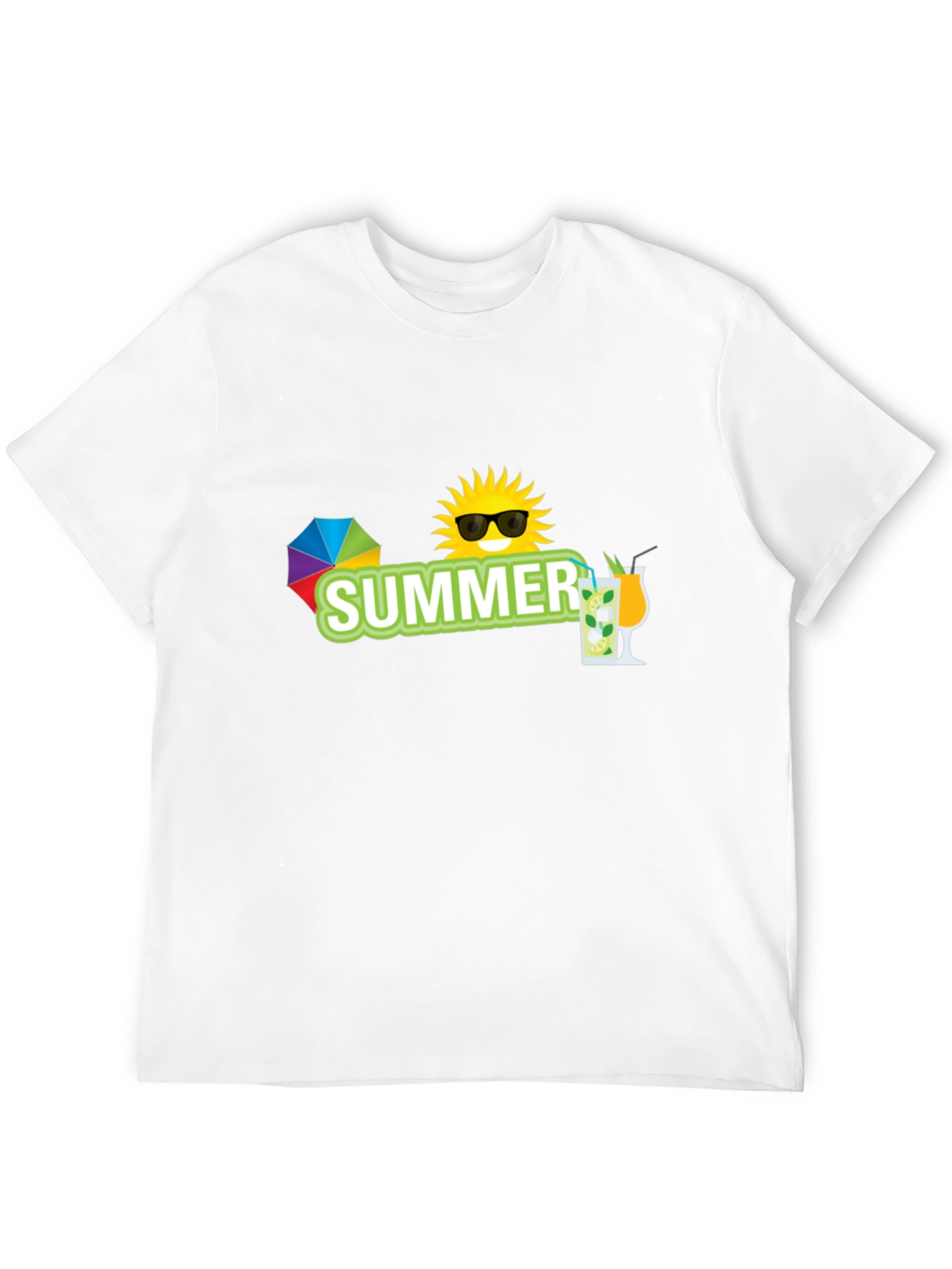 Summer Vibes Black T-Shirt