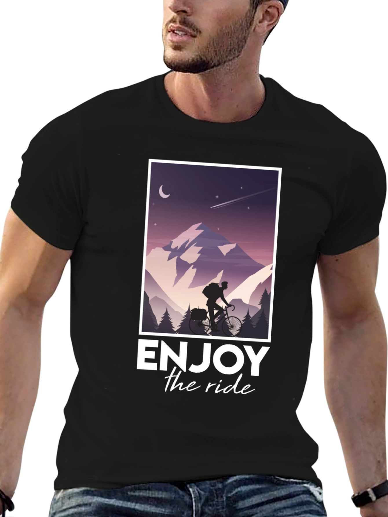 Enjoy the Ride T-Shirt - Mountain Biking Adventure Tee