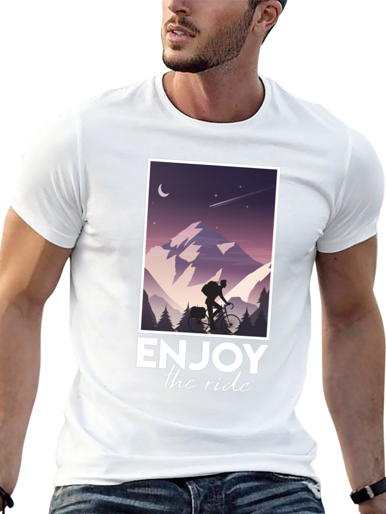 Enjoy the Ride T-Shirt - Mountain Biking Adventure Tee