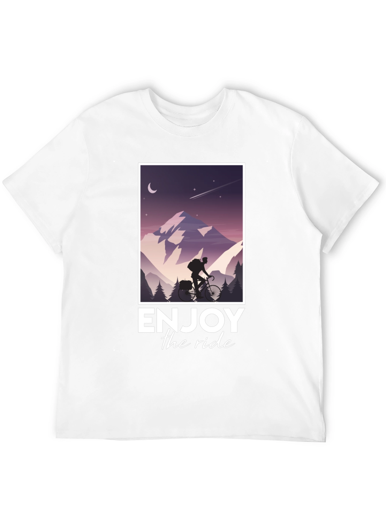 Enjoy the Ride T-Shirt - Mountain Biking Adventure Tee