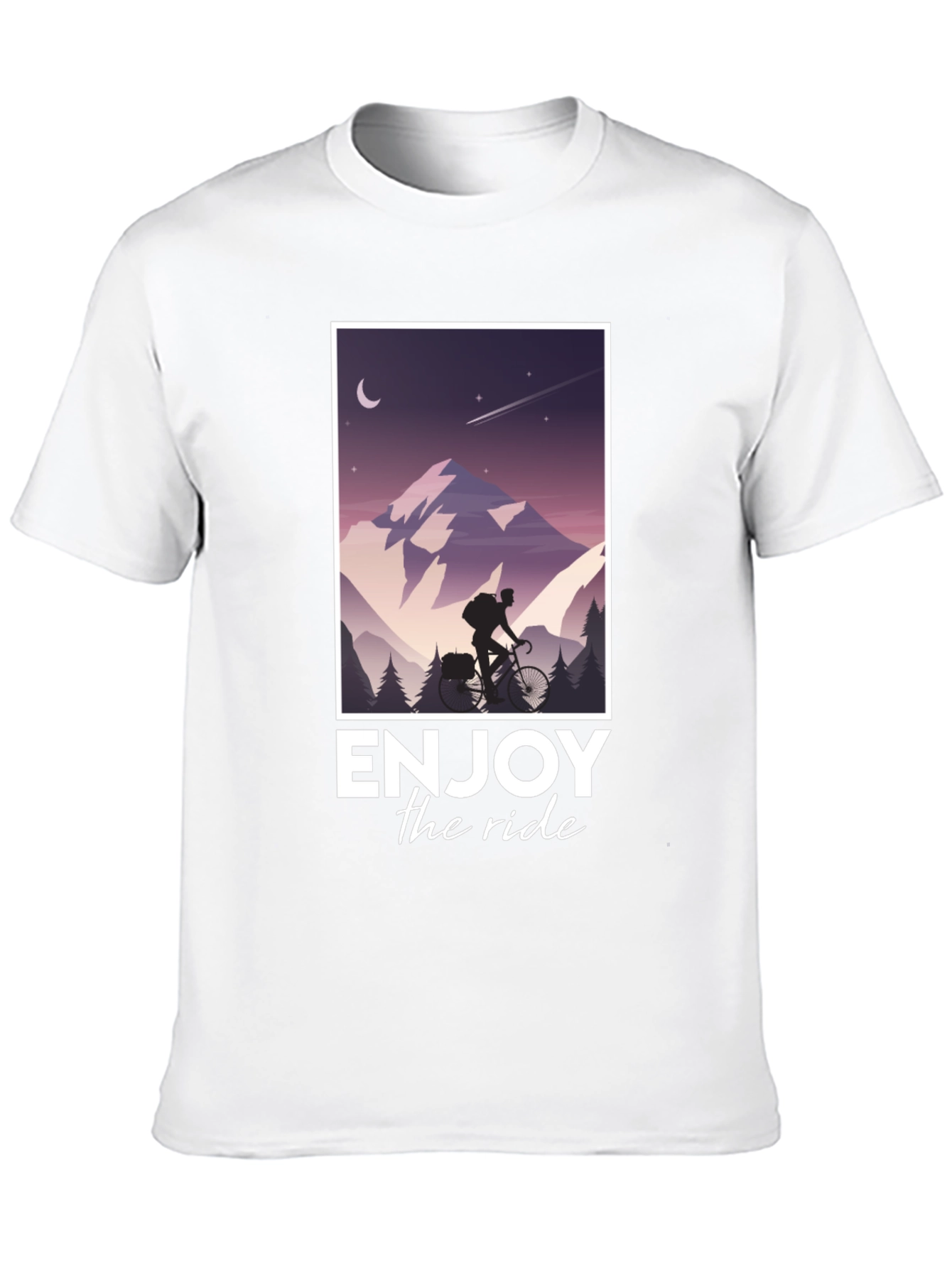 Enjoy the Ride T-Shirt - Mountain Biking Adventure Tee
