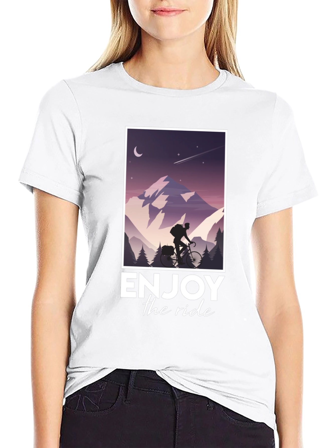 Enjoy the Ride T-Shirt - Mountain Biking Adventure Tee