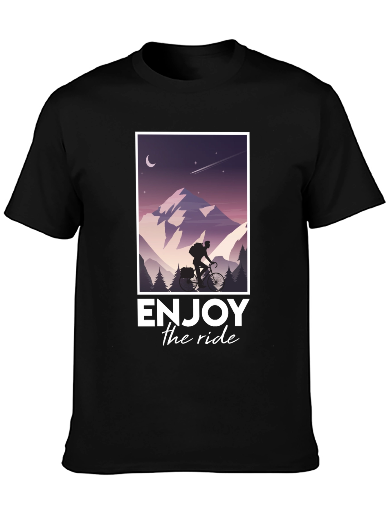 Enjoy the Ride T-Shirt - Mountain Biking Adventure Tee