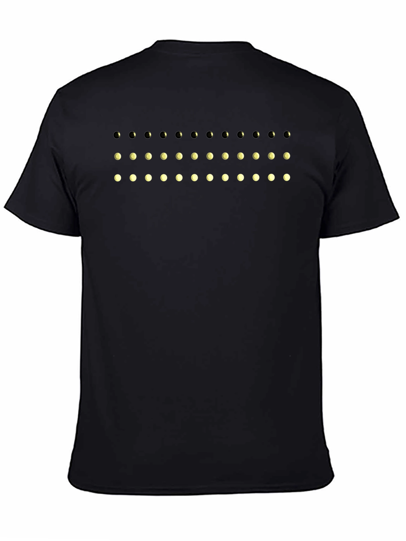 Lunar Phase Graphic Tee - Black Cotton T-Shirt