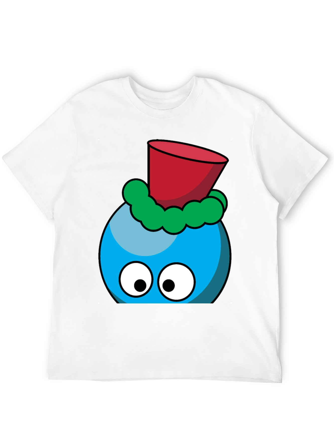 Fun Cartoon Character T-Shirt - Blue and Red