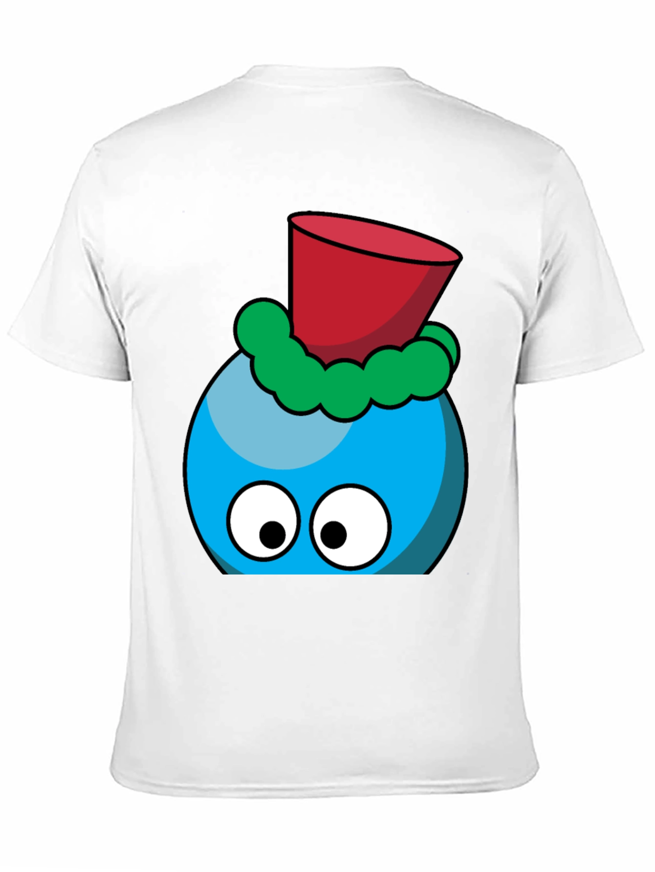 Fun Cartoon Character T-Shirt - Blue and Red