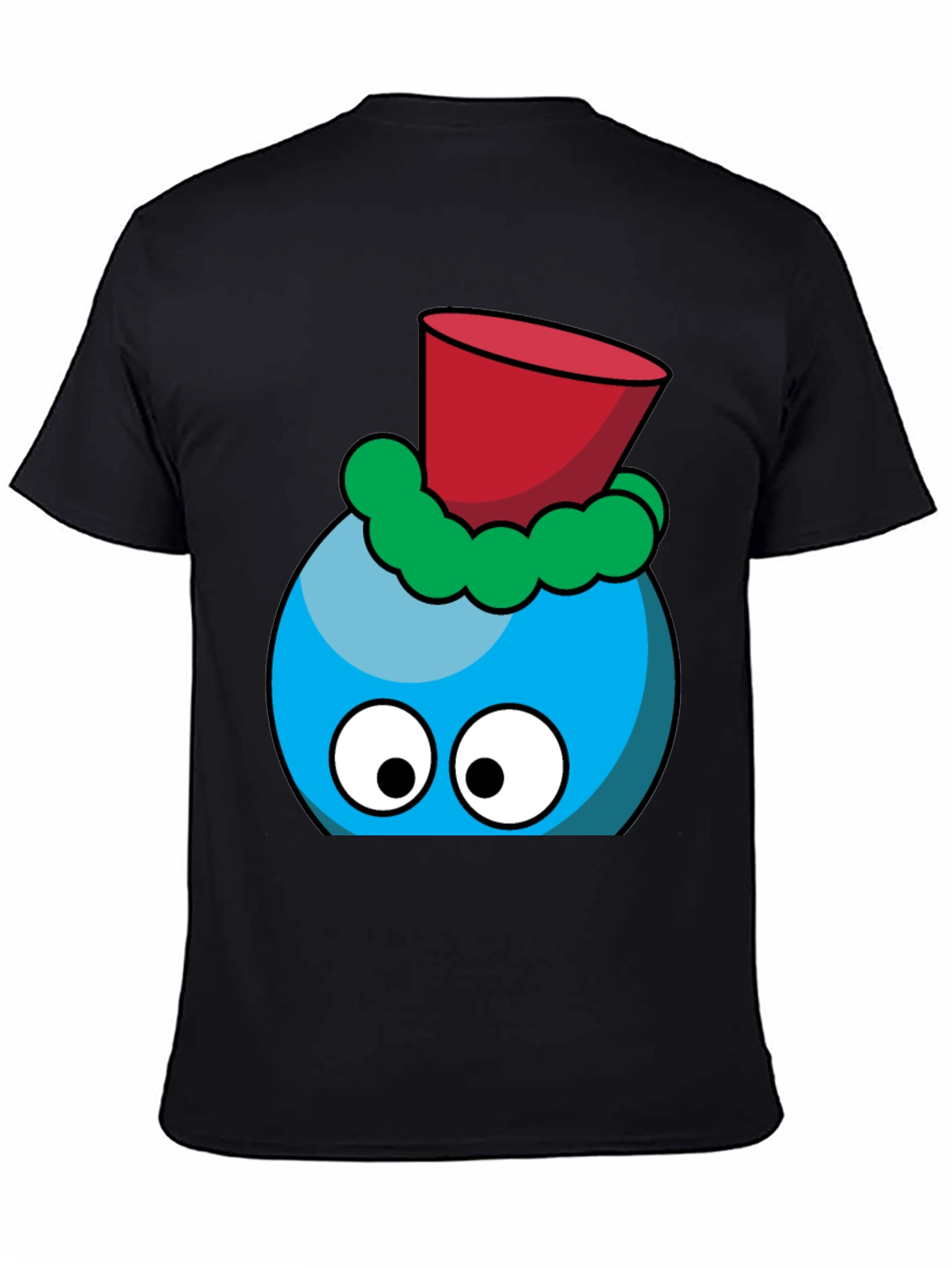 Fun Cartoon Character T-Shirt - Blue and Red