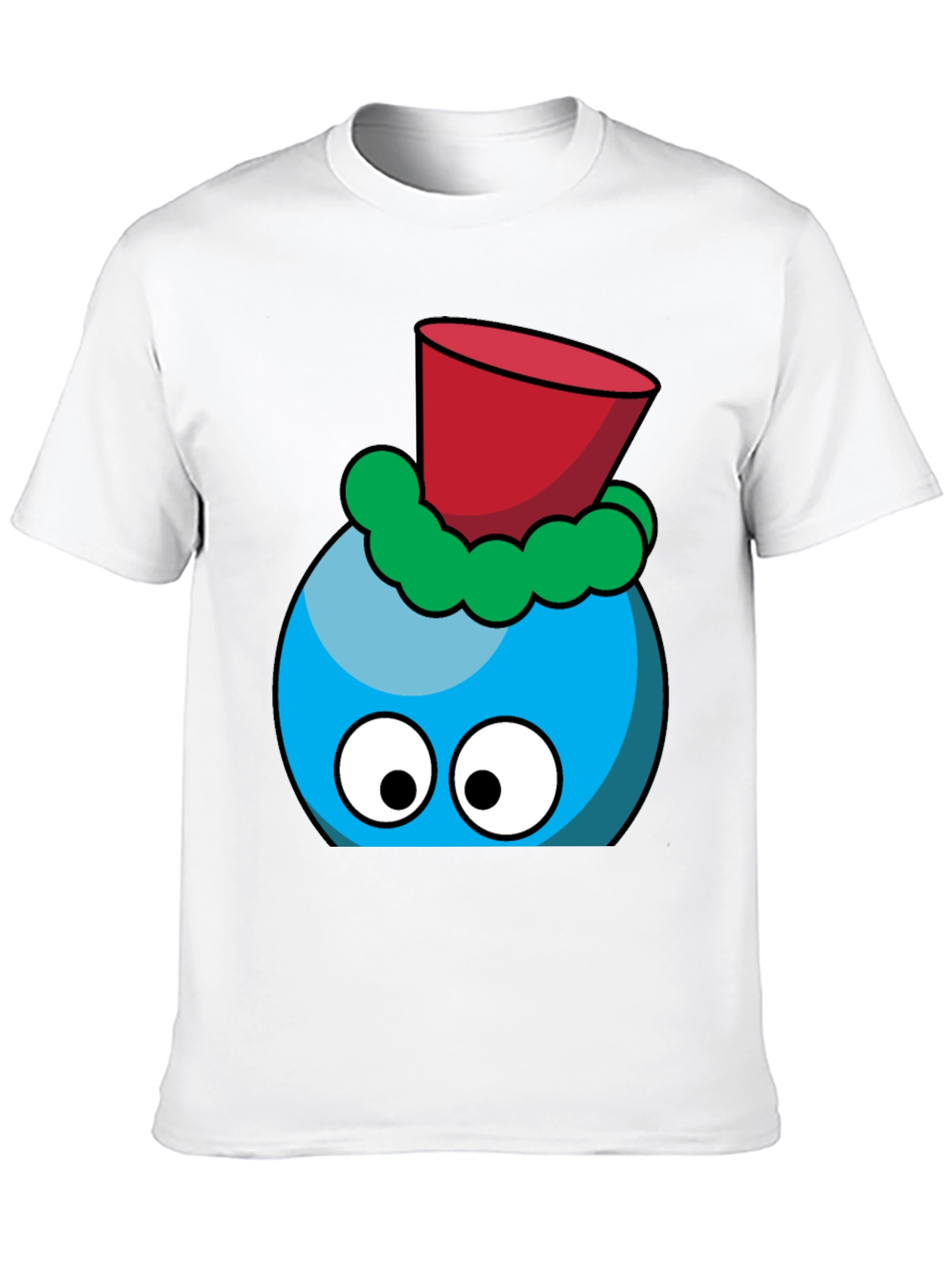 Fun Cartoon Character T-Shirt - Blue and Red