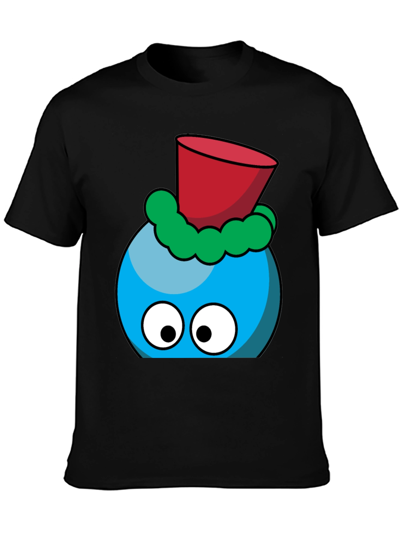 Fun Cartoon Character T-Shirt - Blue and Red