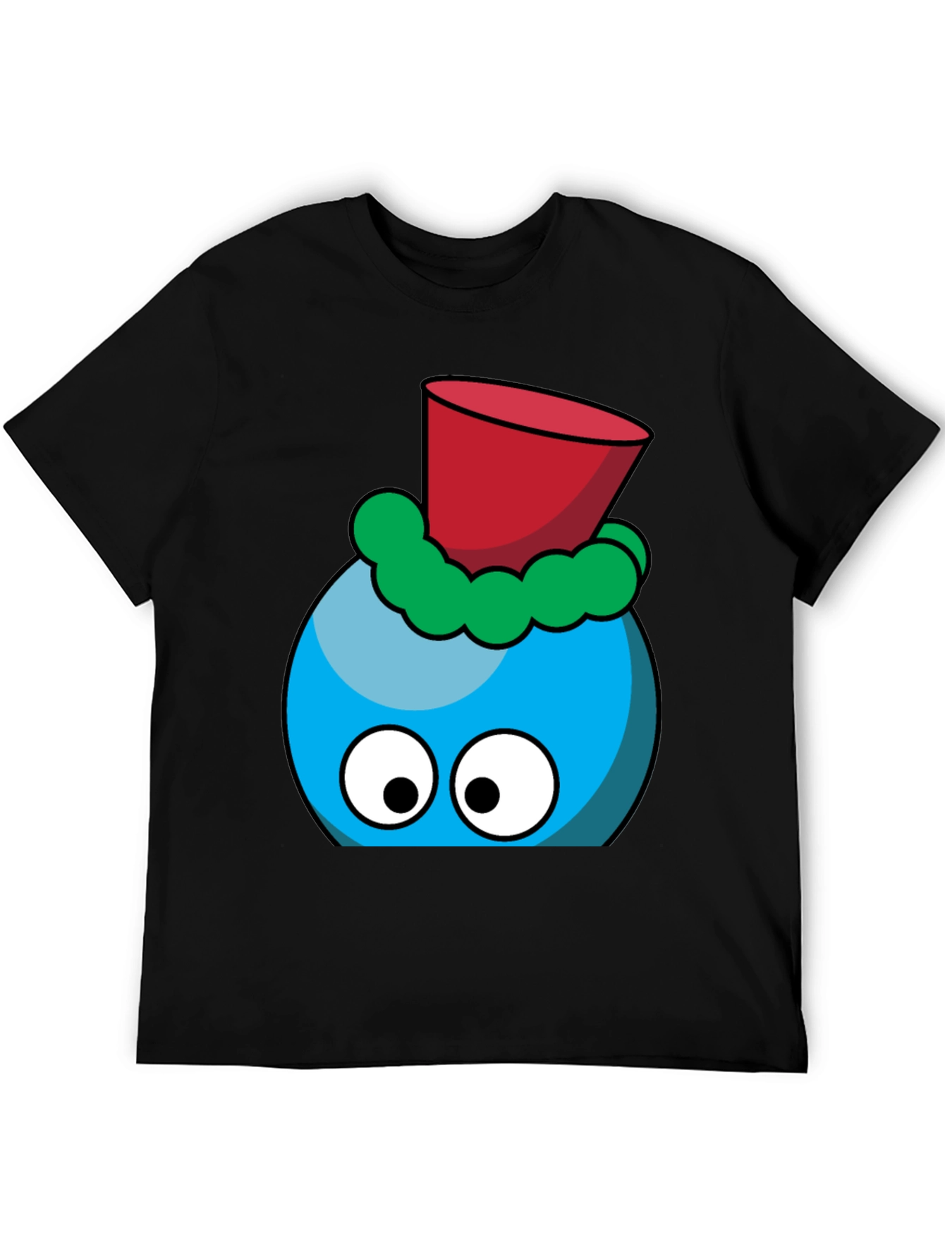 Fun Cartoon Character T-Shirt - Blue and Red