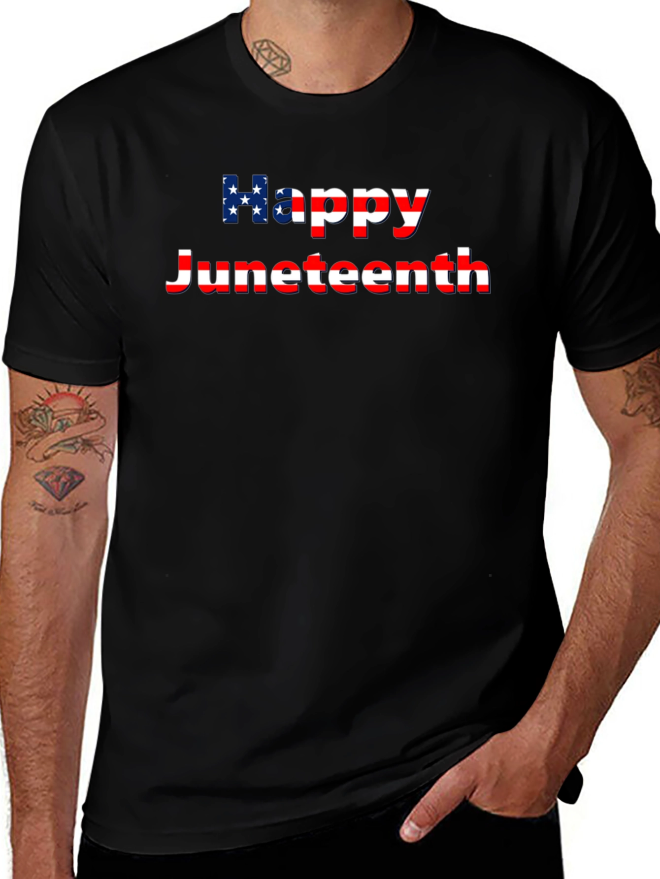 Happy Juneteenth Graphic T-Shirt - Celebrate Freedom
