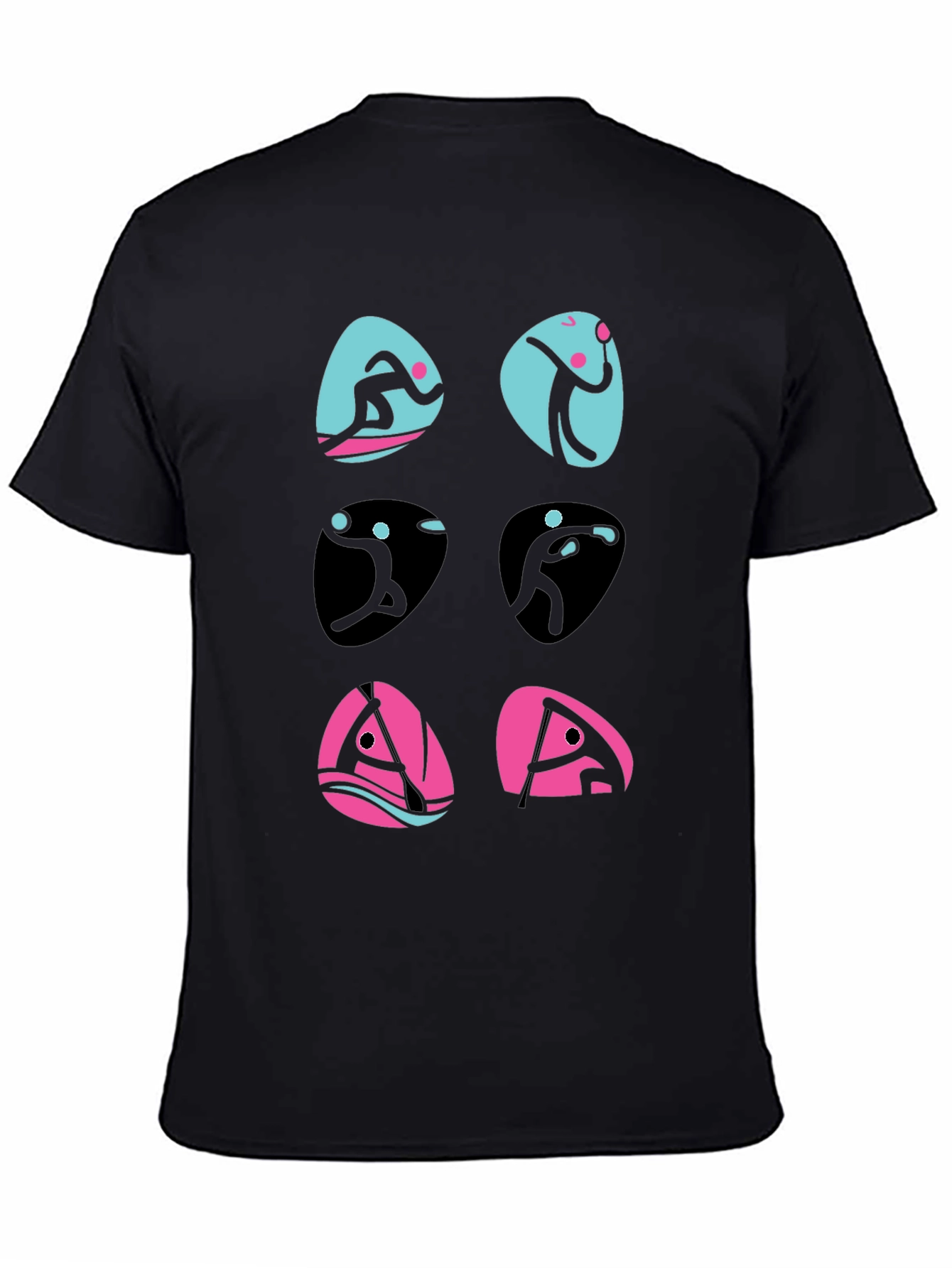 Sports Pictogram Graphic T-Shirt