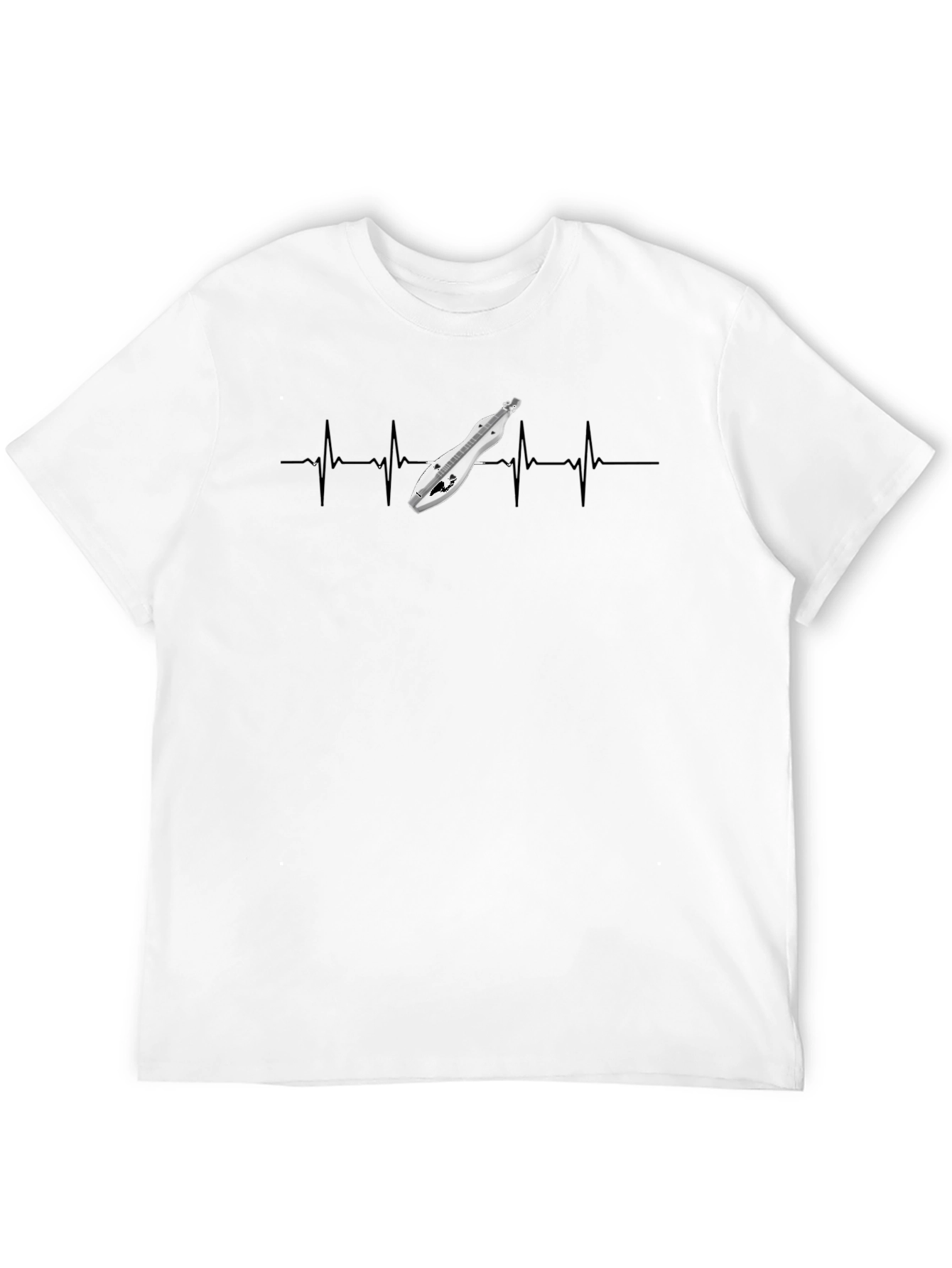 Heartbeat Dulcimer T-Shirt - Music Lover Tee