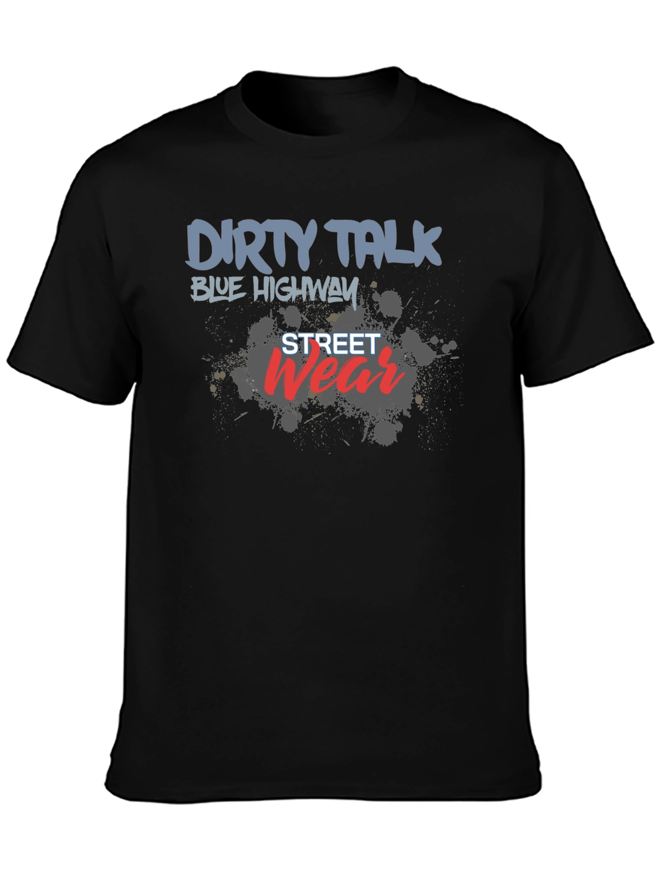 Dirty Talk Black Graphic Tee