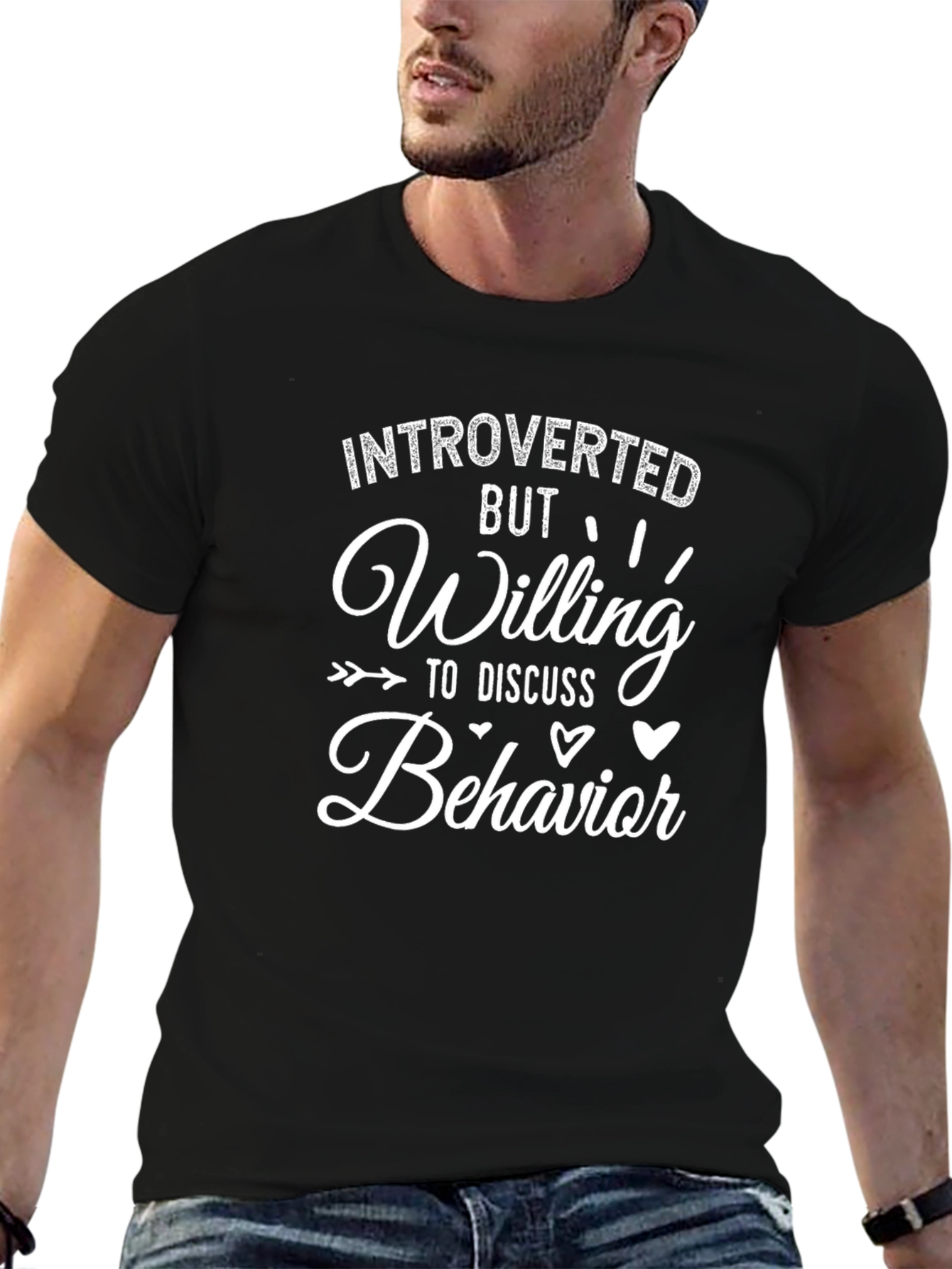 Introverted But Willing To Discuss Behavior T-Shirt