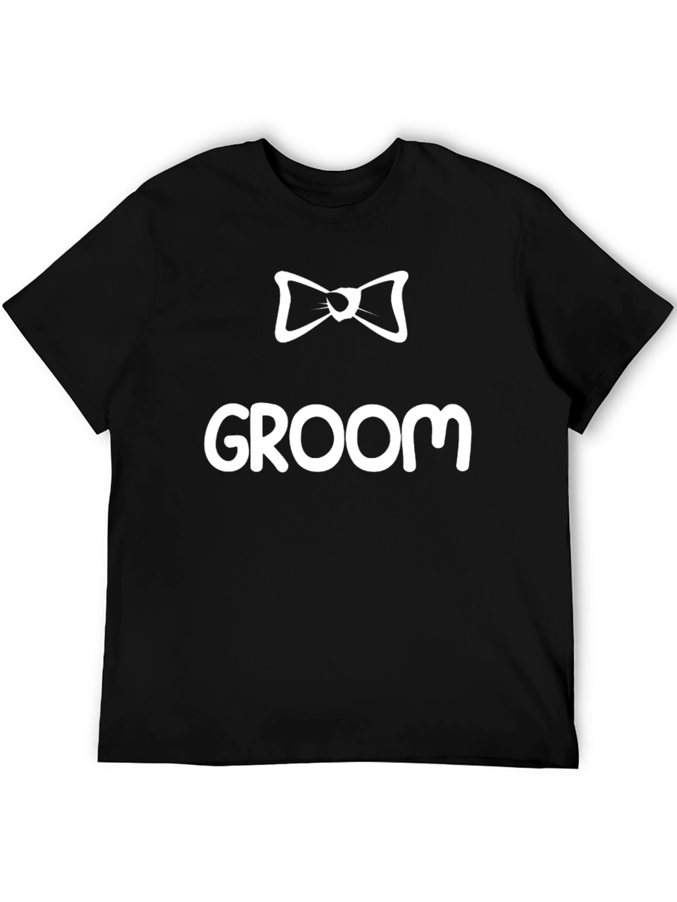 Groom Bow Tie T-Shirt - Wedding Party Apparel