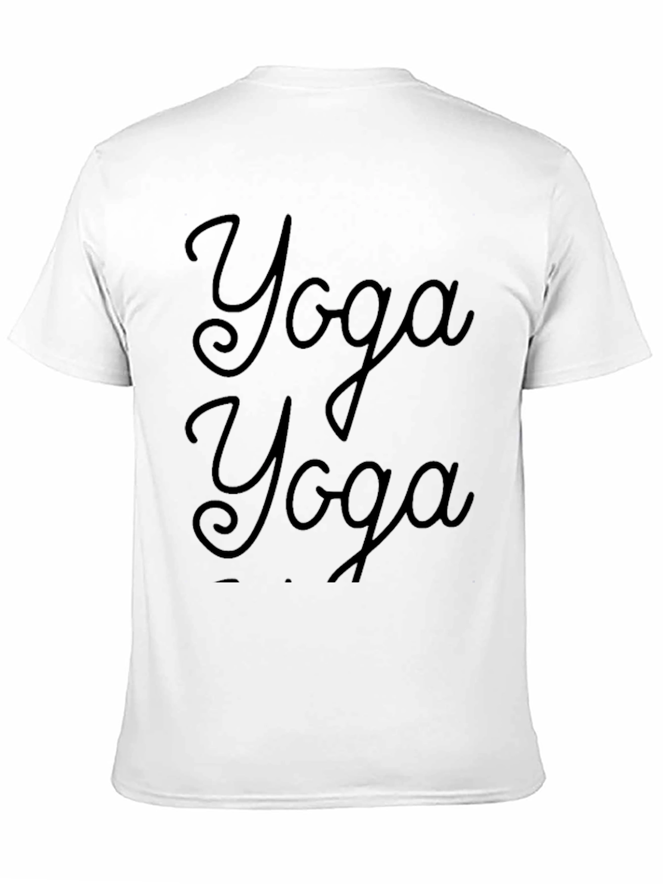 Yoga Graphic T-Shirt - Comfortable Black Tee