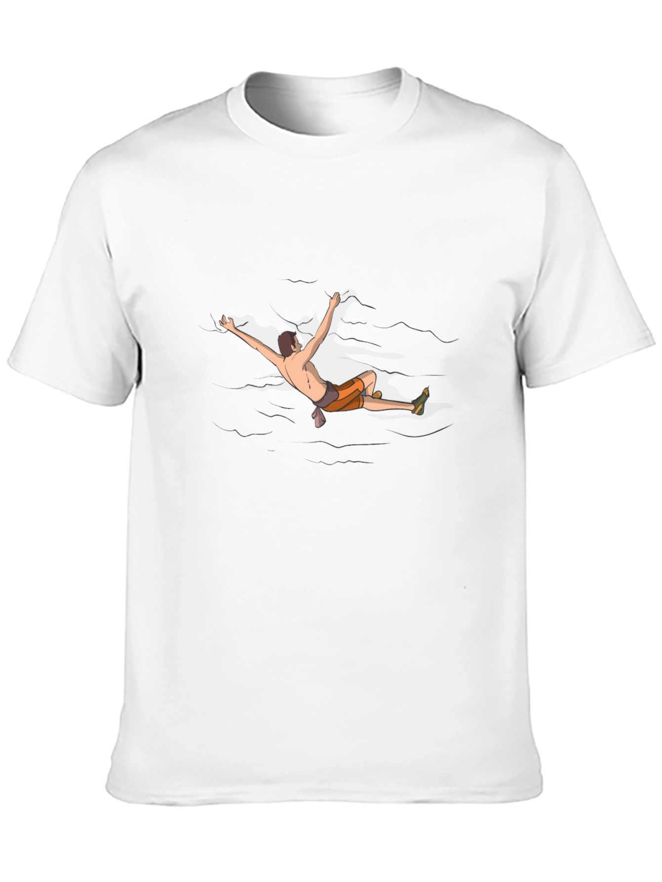 Climber in Water Graphic Tee - Black