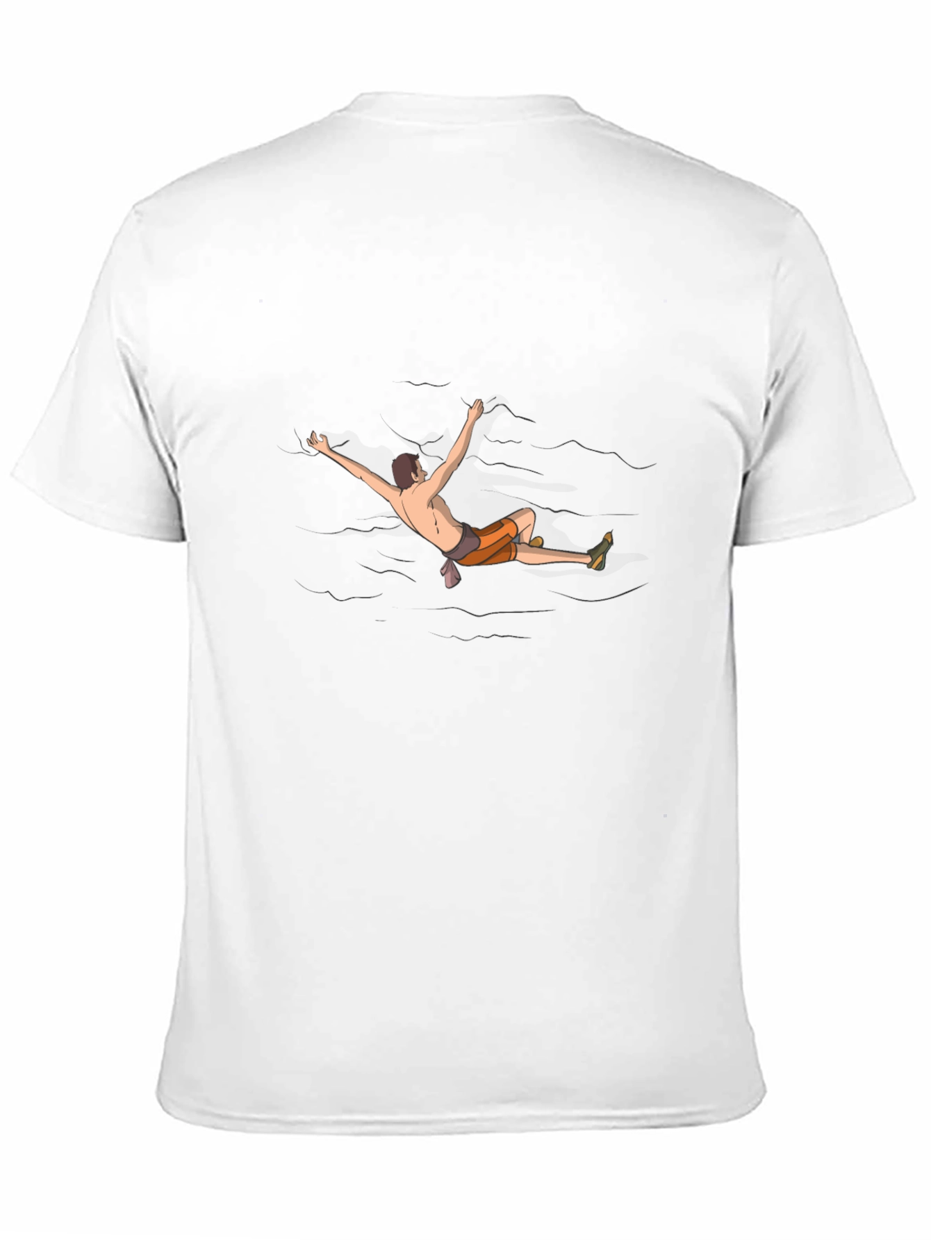 Climber in Water Graphic Tee - Black