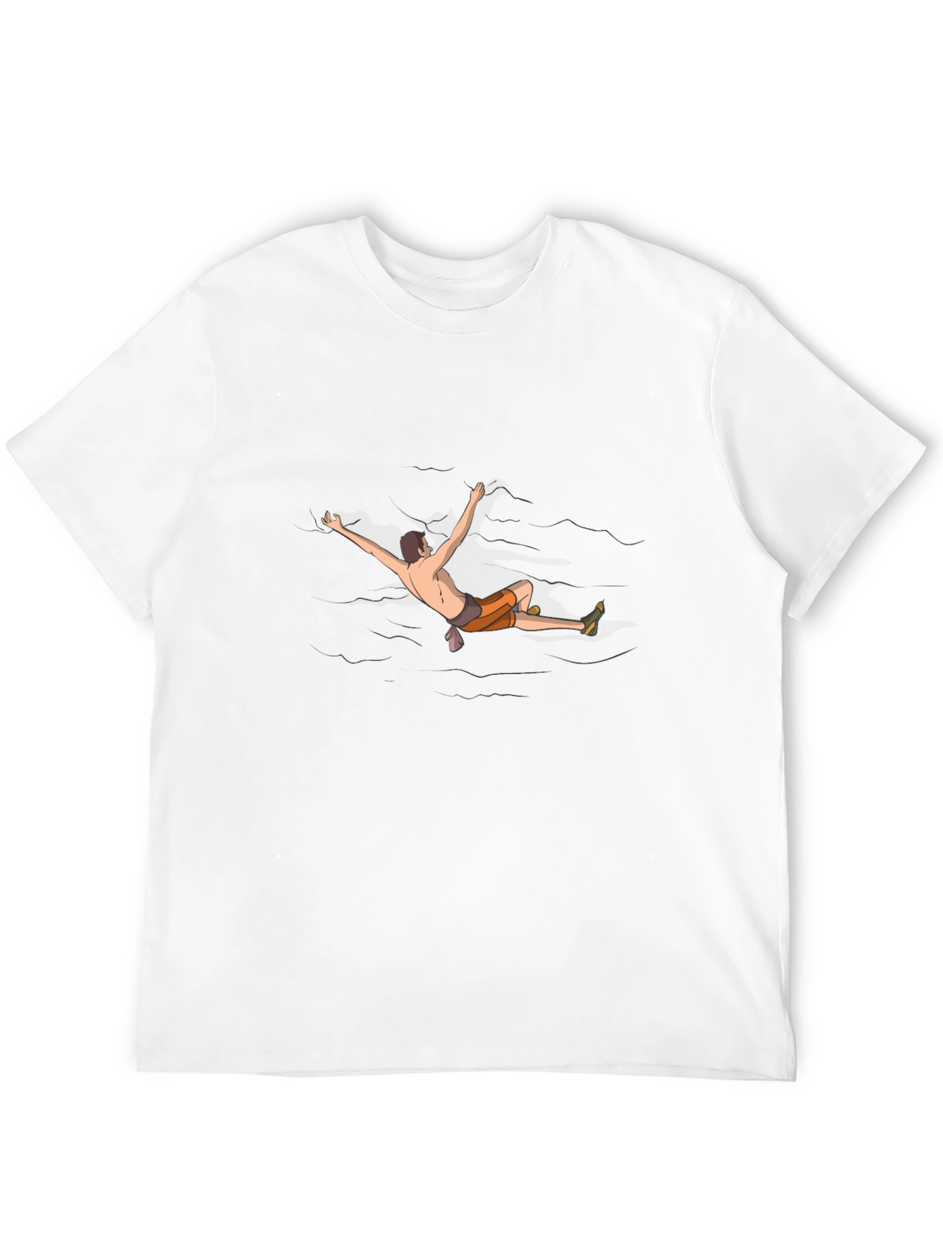 Climber in Water Graphic Tee - Black
