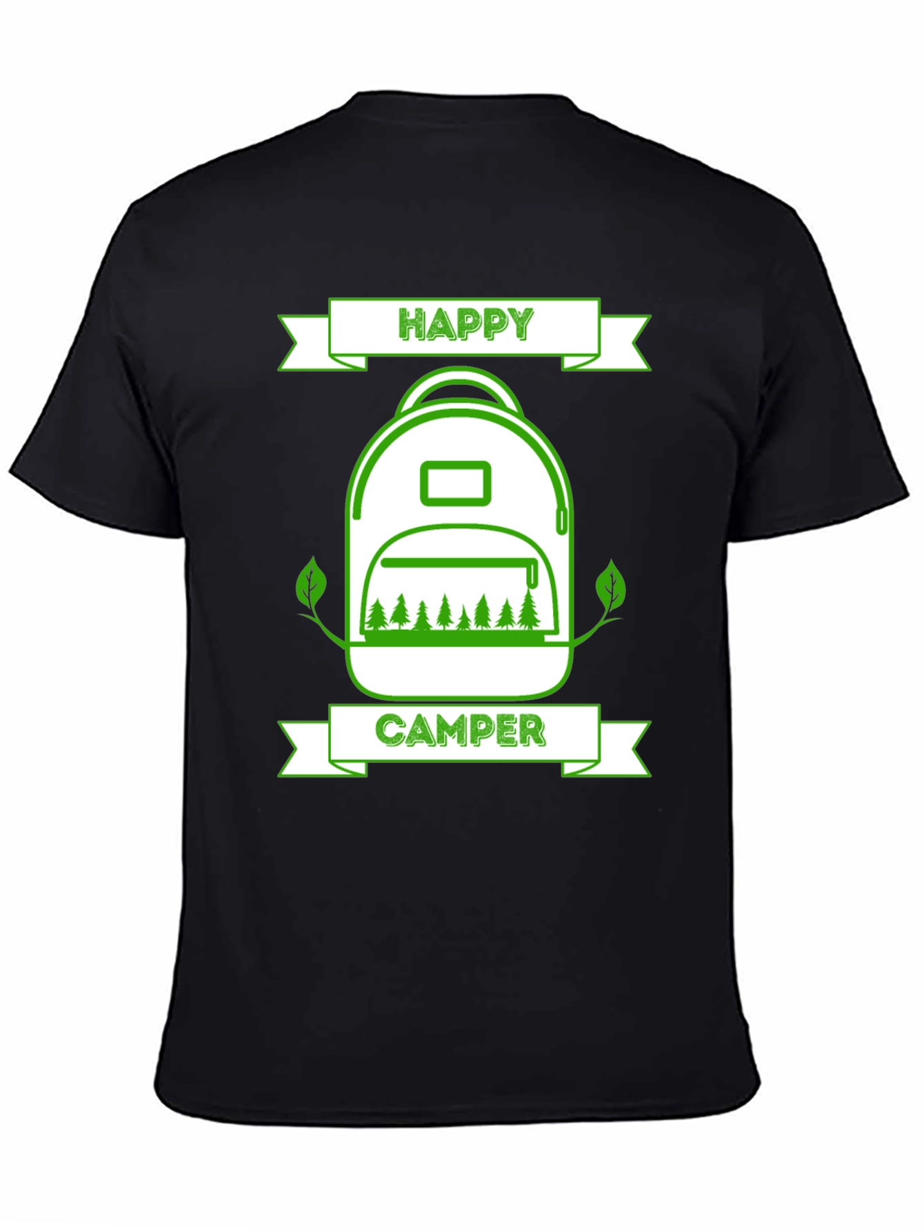 Happy Camper T-Shirt: Outdoor Adventure Apparel