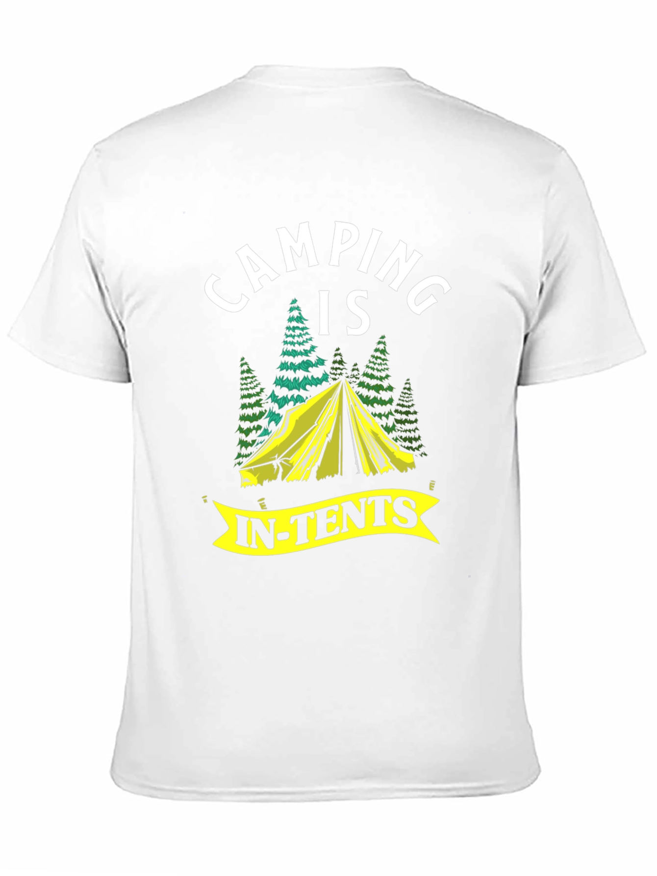 Camping Is In-Tents Graphic T-Shirt