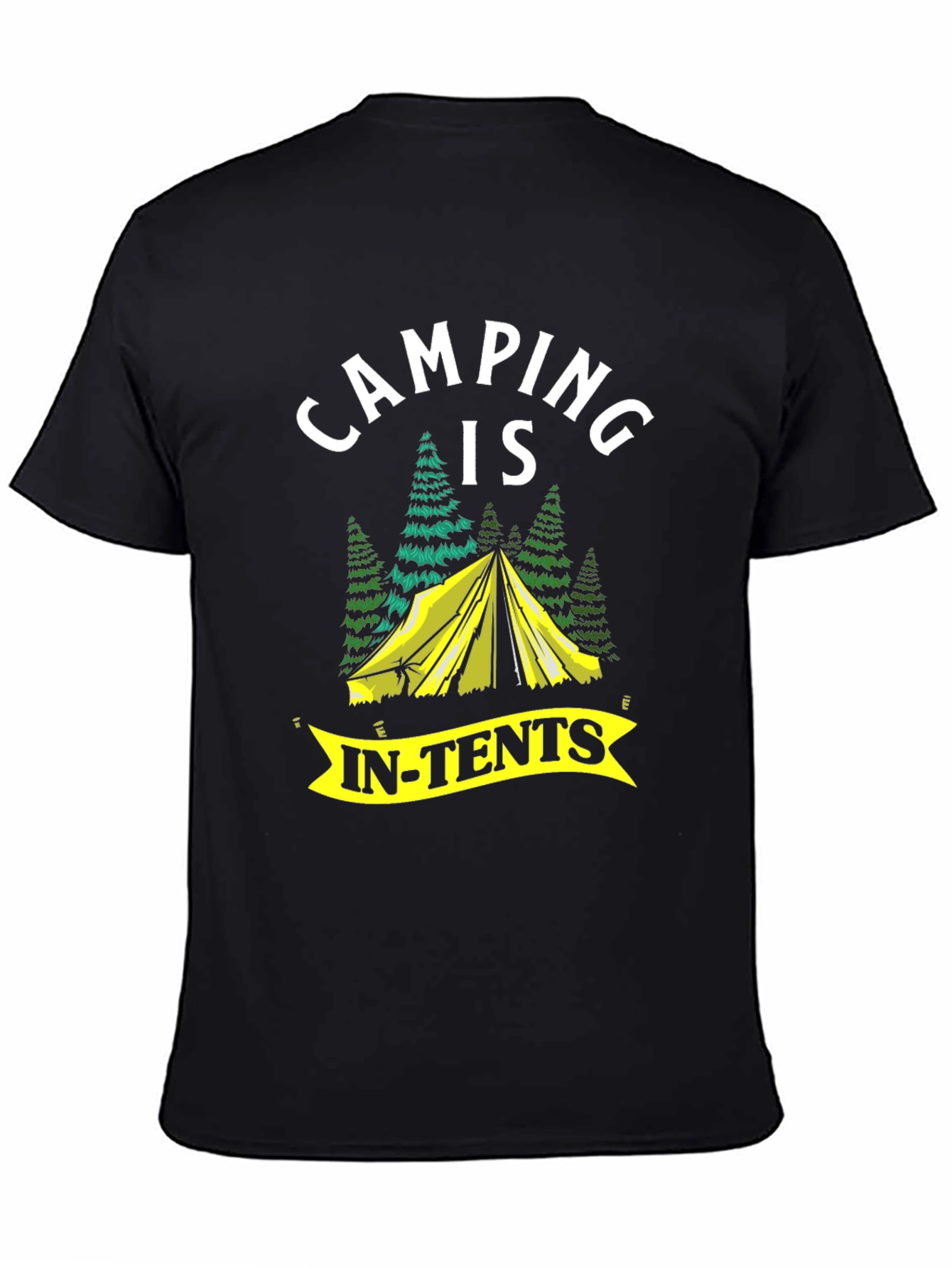 Camping Is In-Tents Graphic T-Shirt