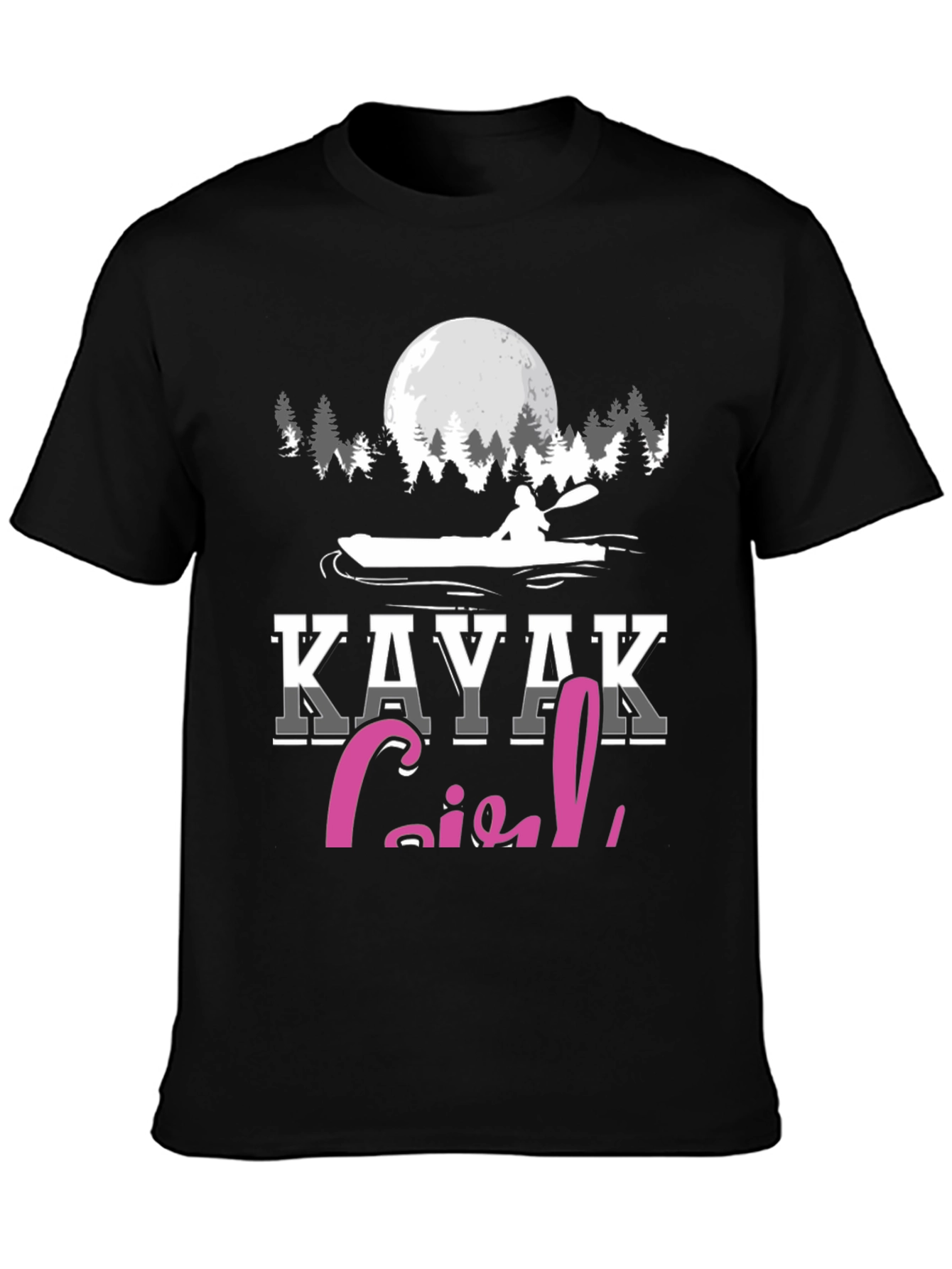 Kayak Girl T-Shirt - Paddling Adventure Tee