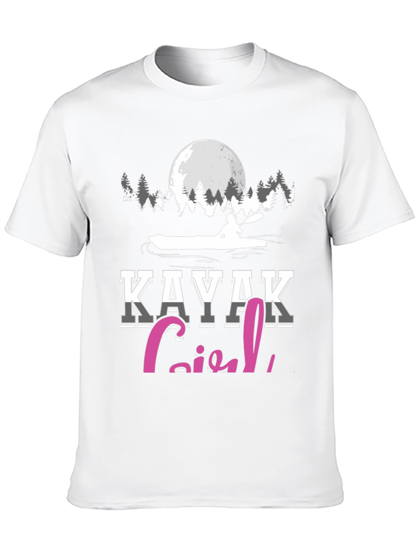 Kayak Girl T-Shirt - Paddling Adventure Tee