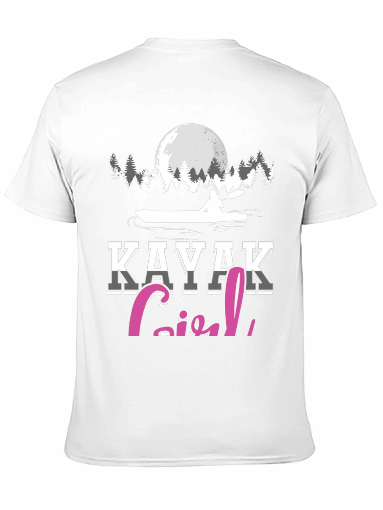 Kayak Girl T-Shirt - Paddling Adventure Tee