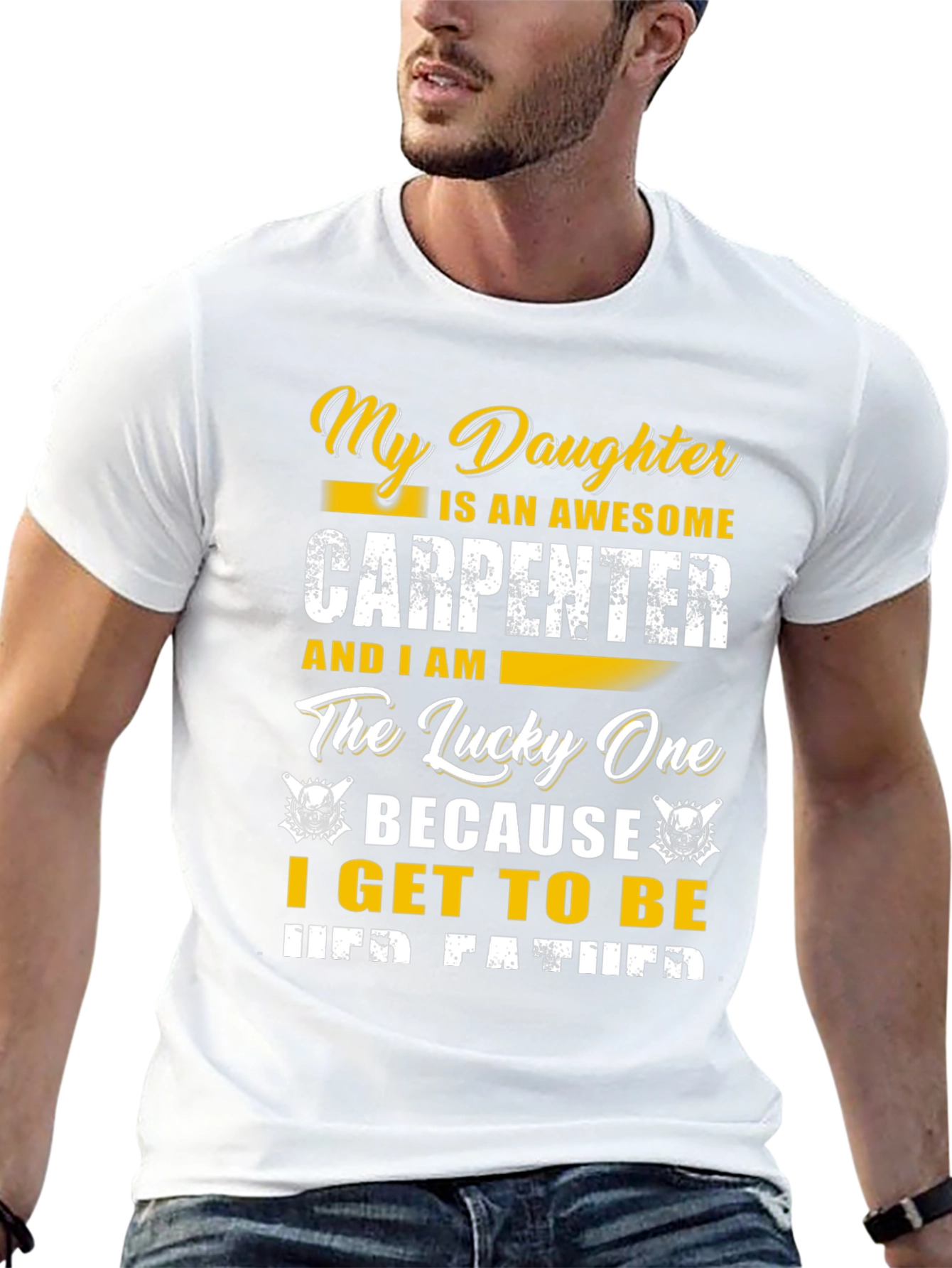 Awesome Carpenter Dad T-Shirt