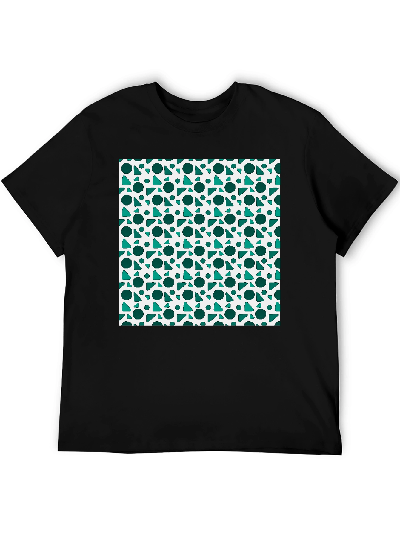 Geometric Pattern Tee - Cool Casual Style