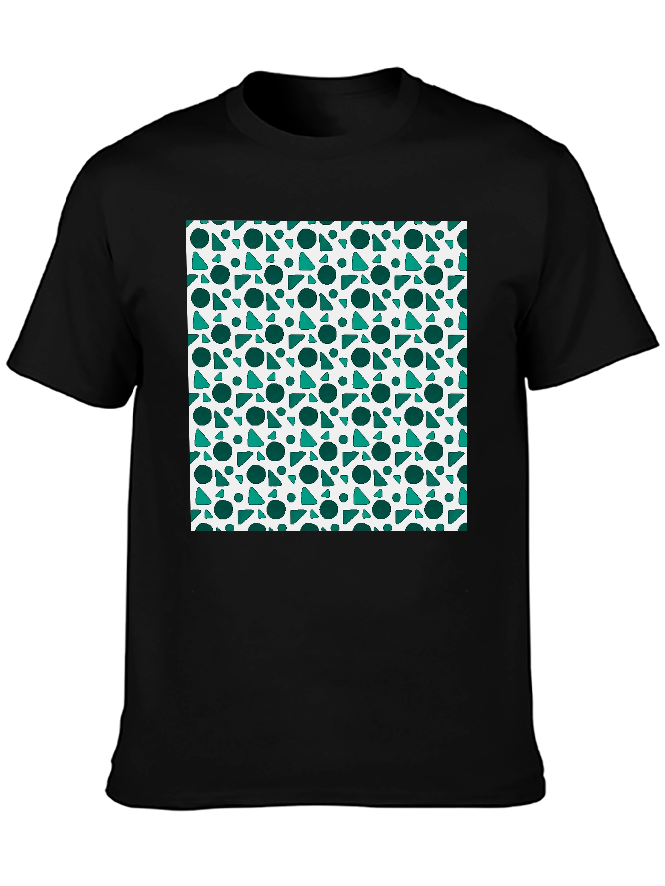 Geometric Pattern Tee - Cool Casual Style