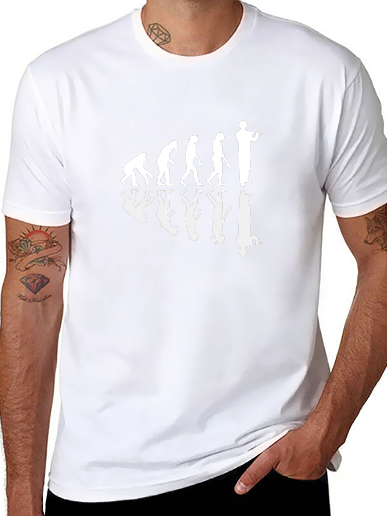 Evolution of Rifleman Black T-Shirt