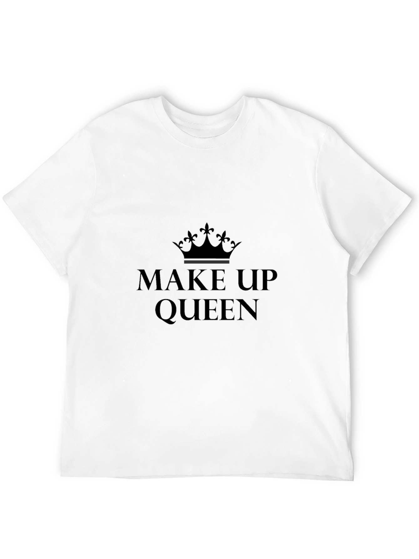 Make Up Queen Graphic Tee - Black T-Shirt