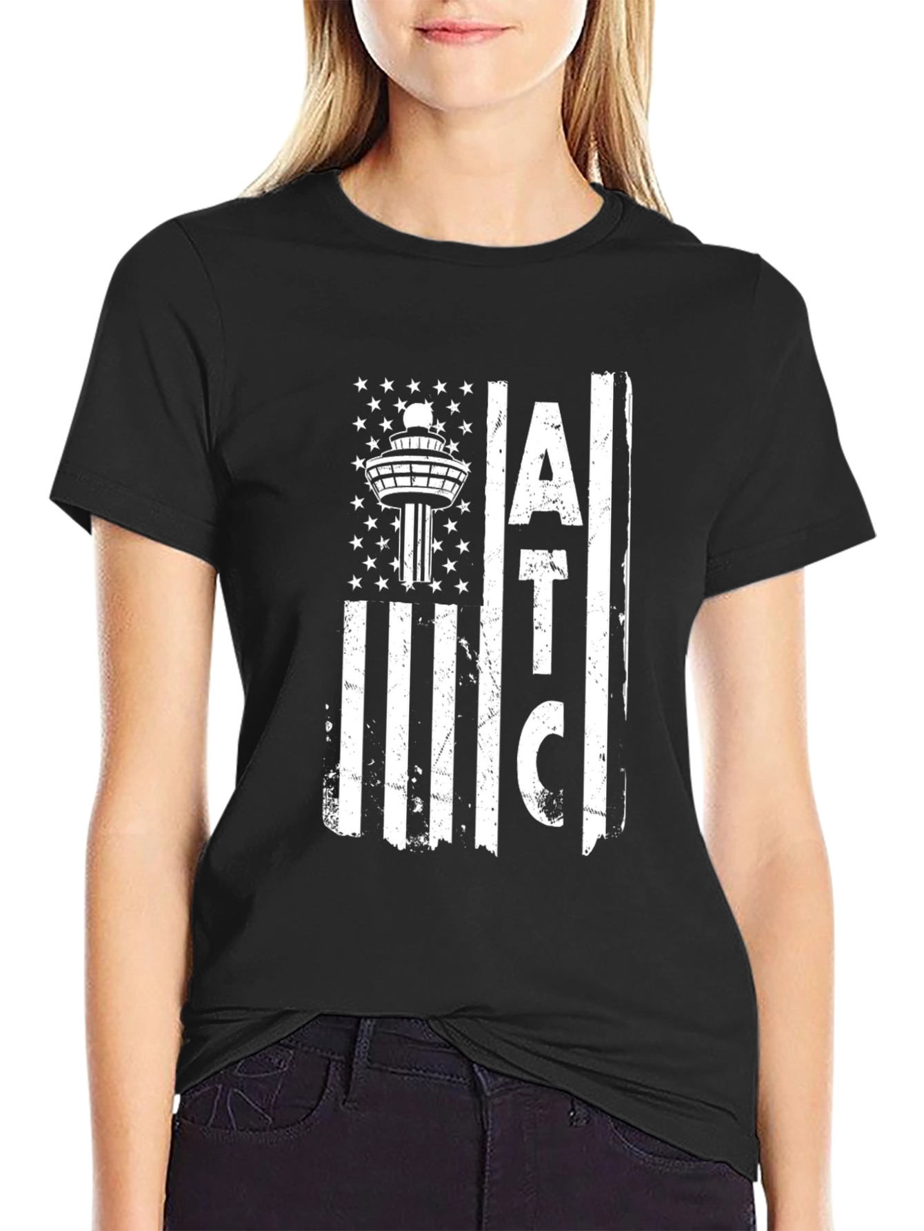 ATC Flag Graphic Tee - Air Traffic Controller T-Shirt