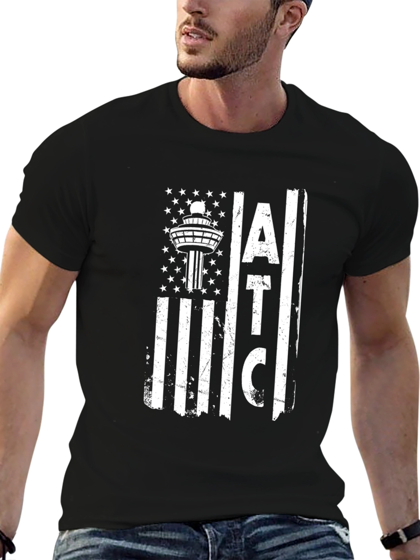 ATC Flag Graphic Tee - Air Traffic Controller T-Shirt