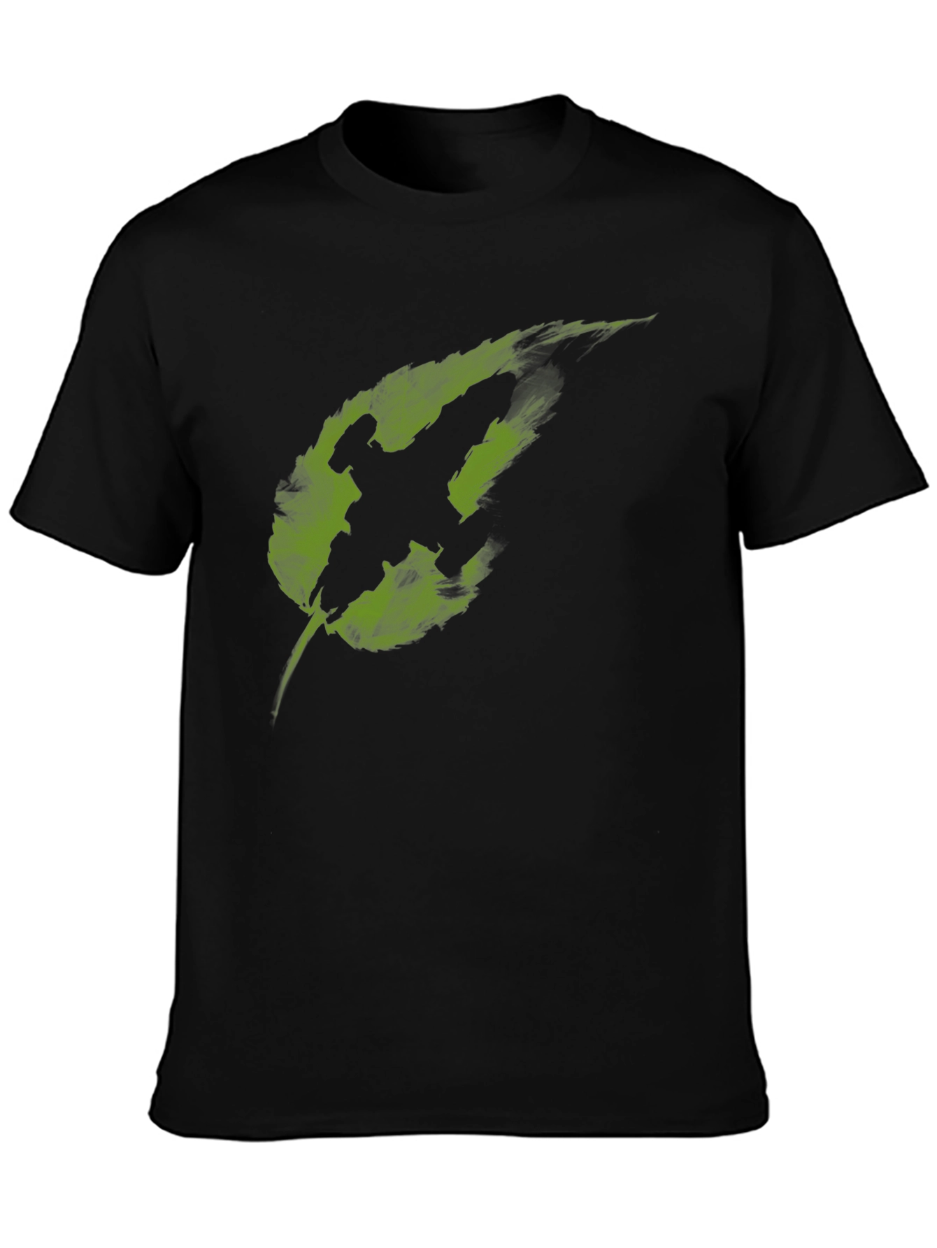 Leaf Silhouette Graphic Print Tee