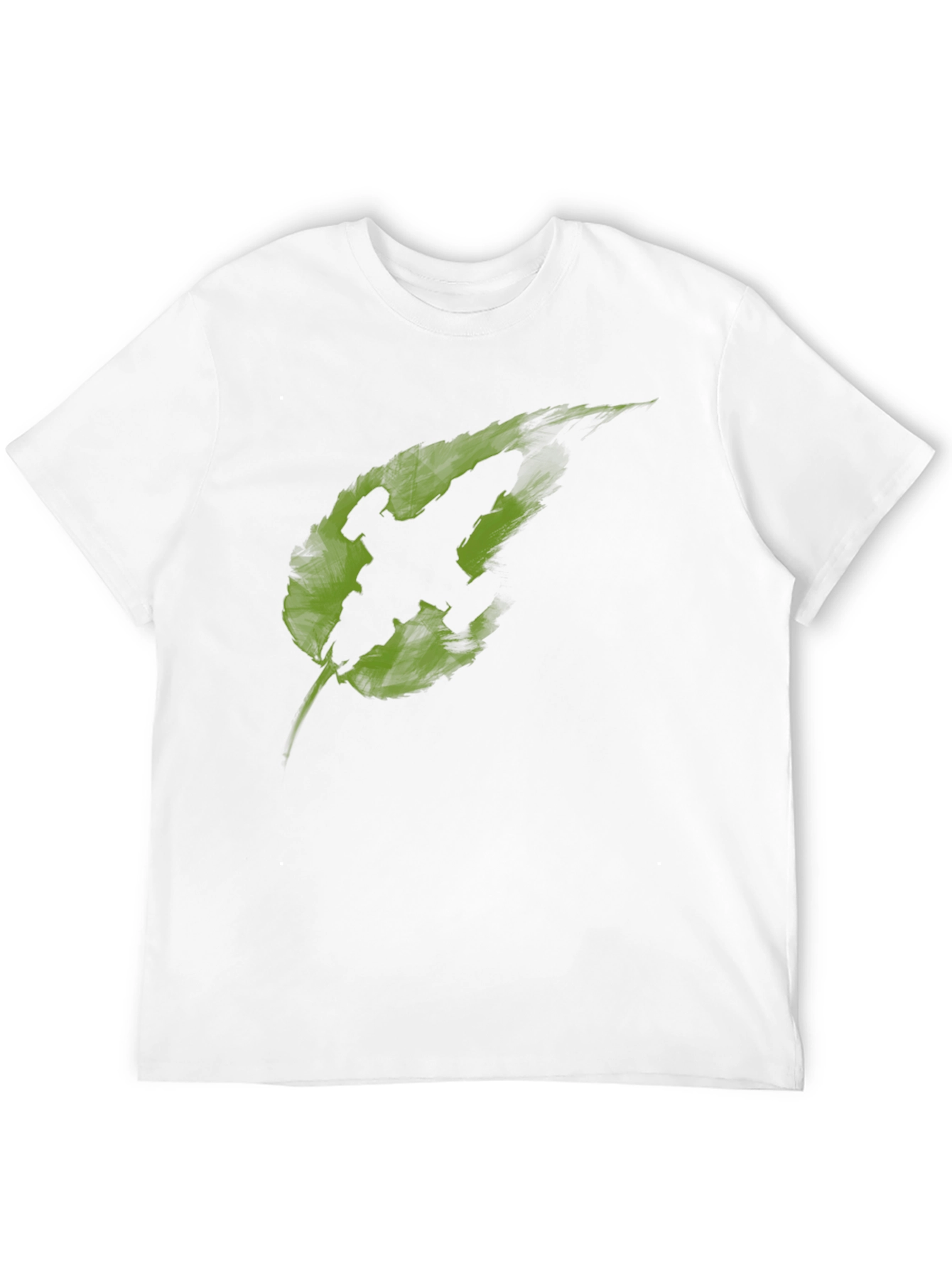 Leaf Silhouette Graphic Print Tee
