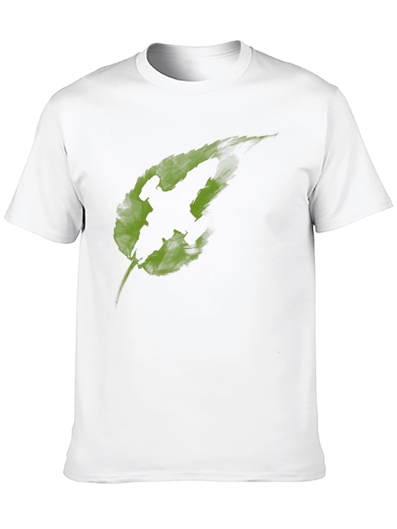 Leaf Silhouette Graphic Print Tee