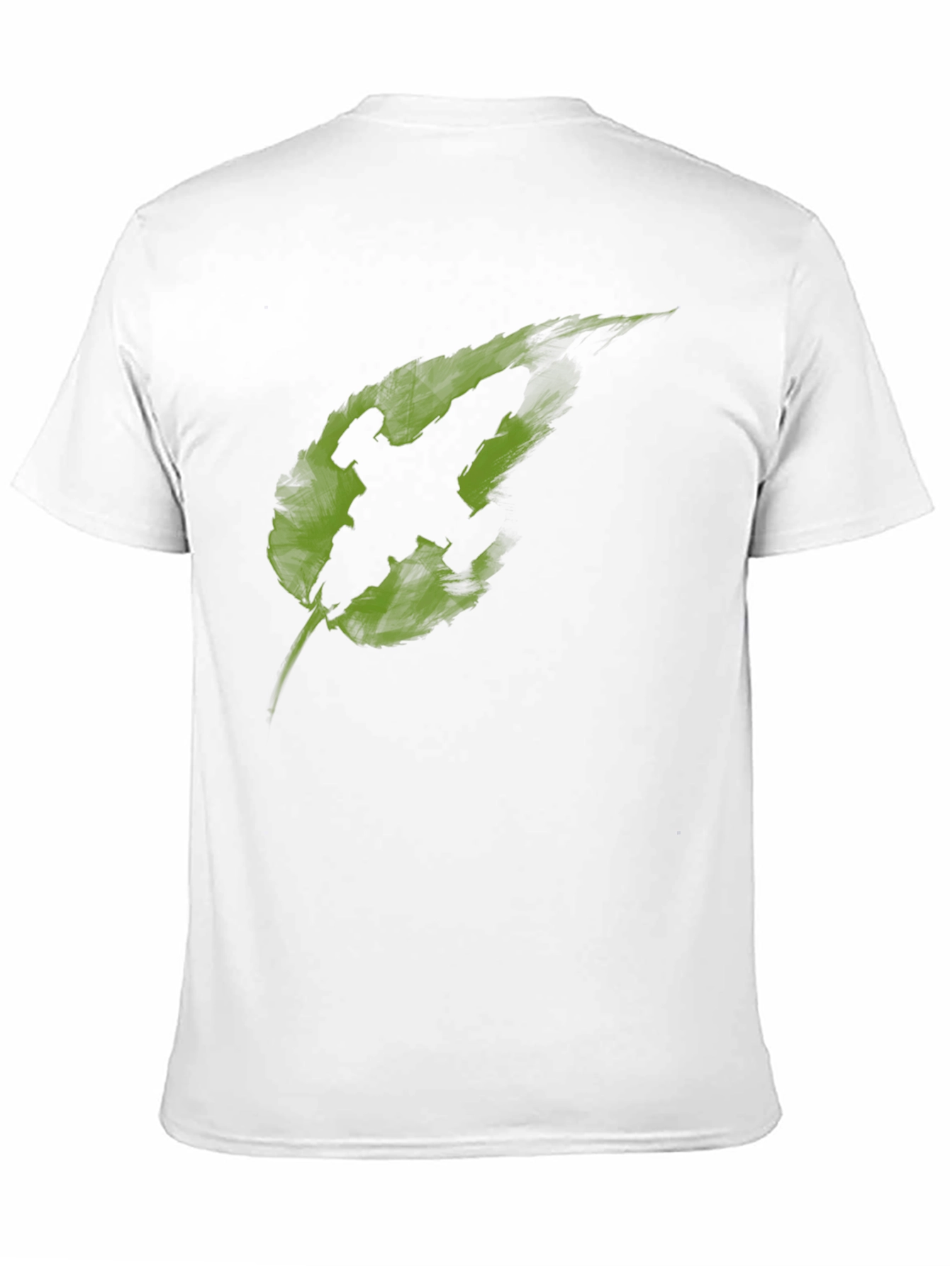 Leaf Silhouette Graphic Print Tee