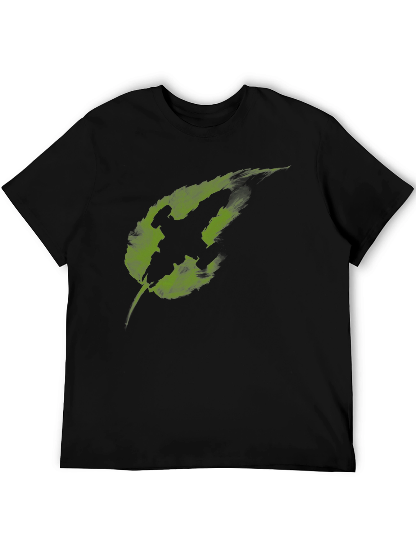 Leaf Silhouette Graphic Print Tee
