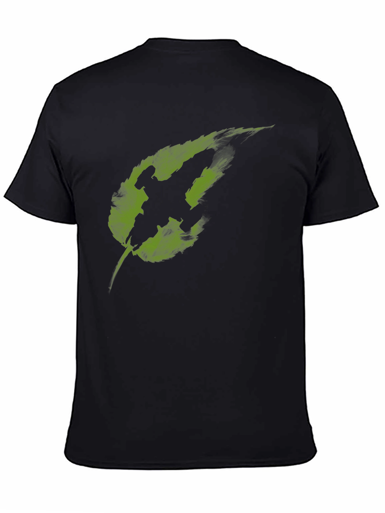 Leaf Silhouette Graphic Print Tee