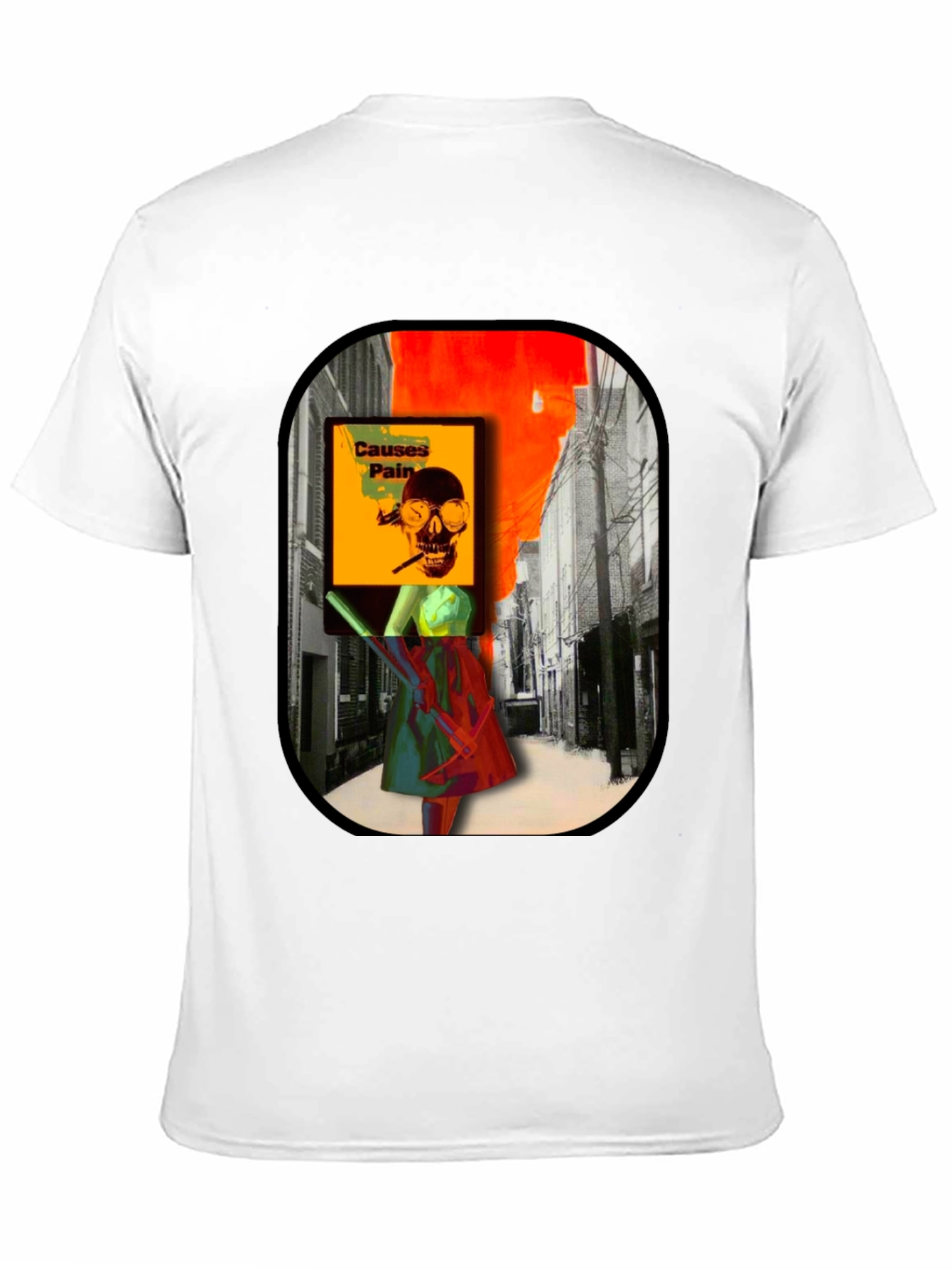 Edgy Graphic Print T-Shirt