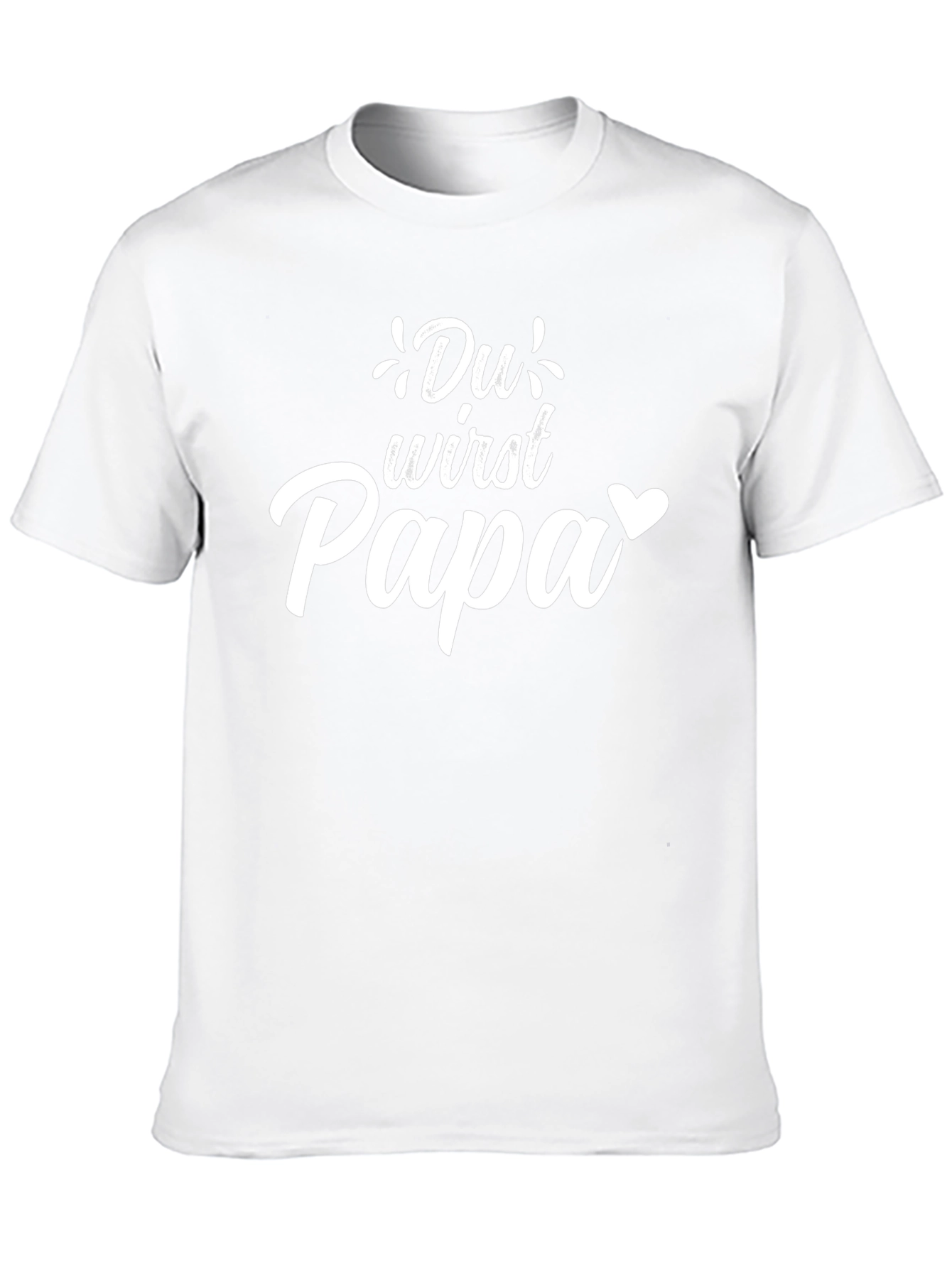 Du Wirst Papa T-Shirt - New Dad Announcement Tee