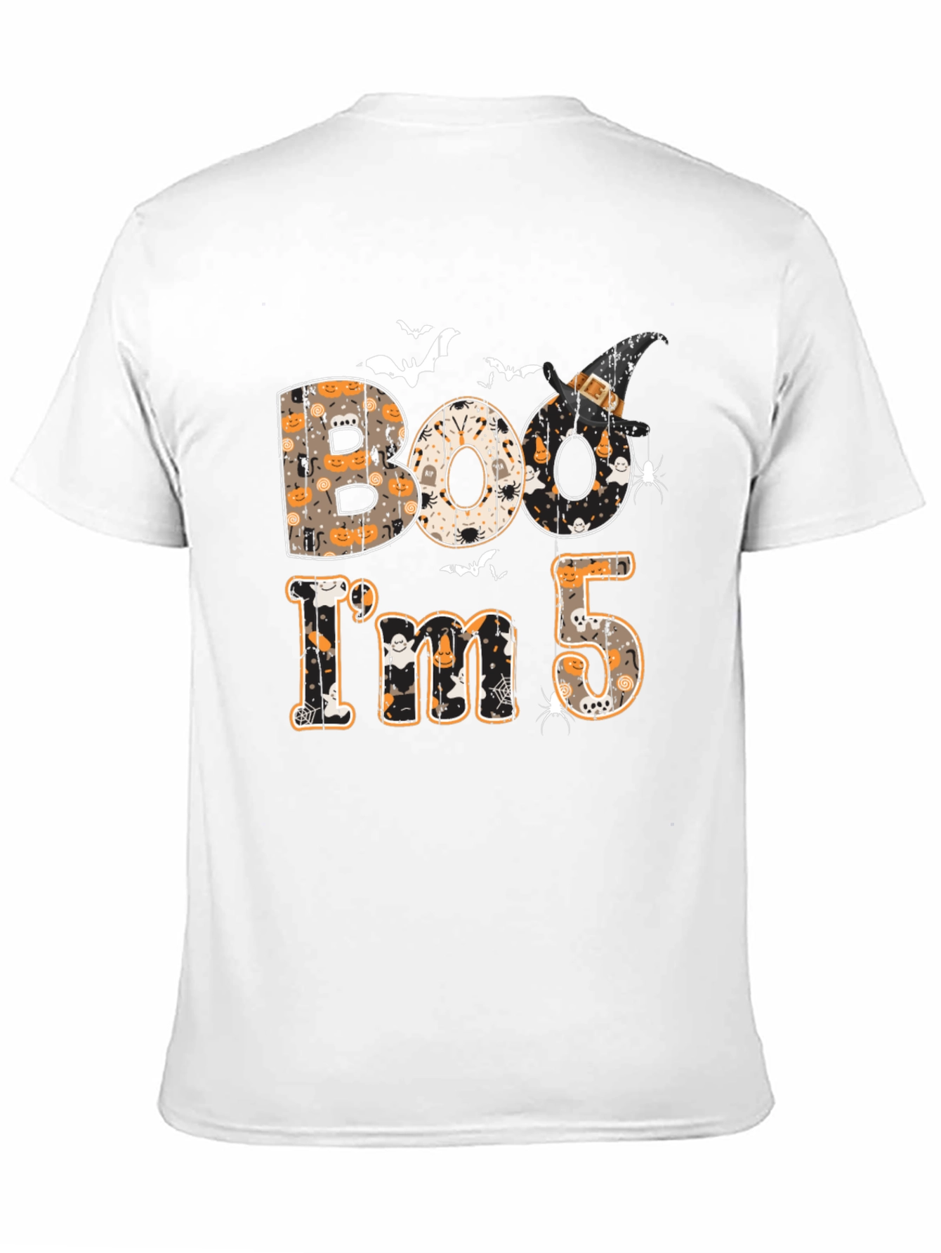 Halloween 5th Birthday Shirt - Boo Im 5