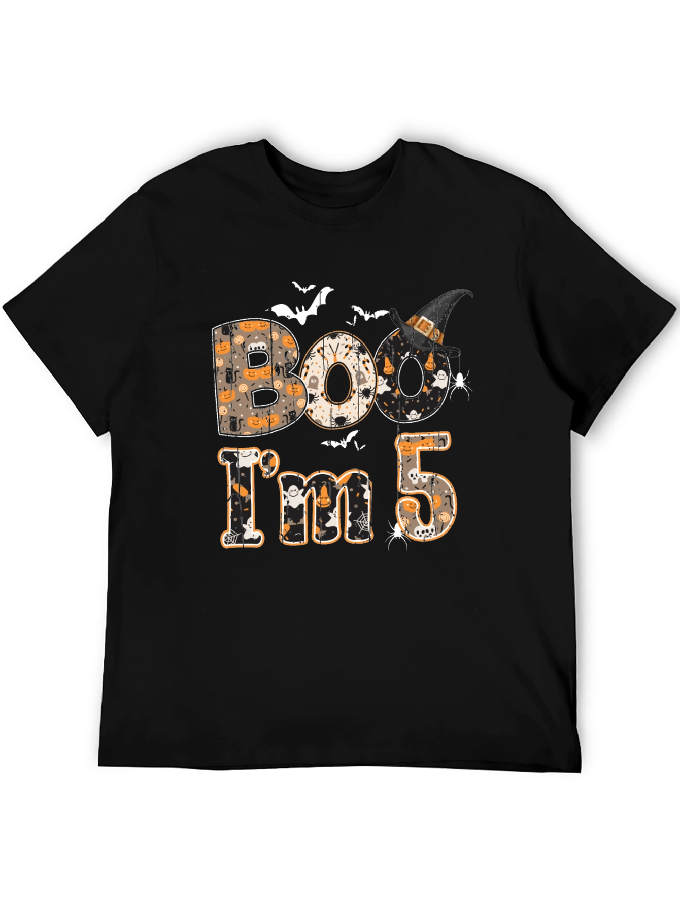 Halloween 5th Birthday Shirt - Boo Im 5