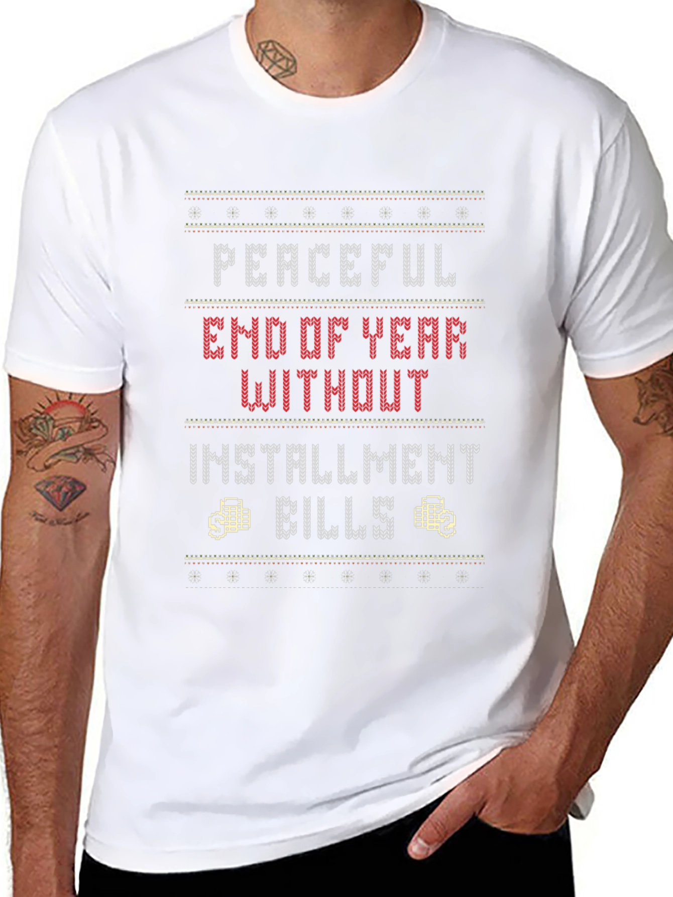 Peaceful End of Year Sweater T-Shirt