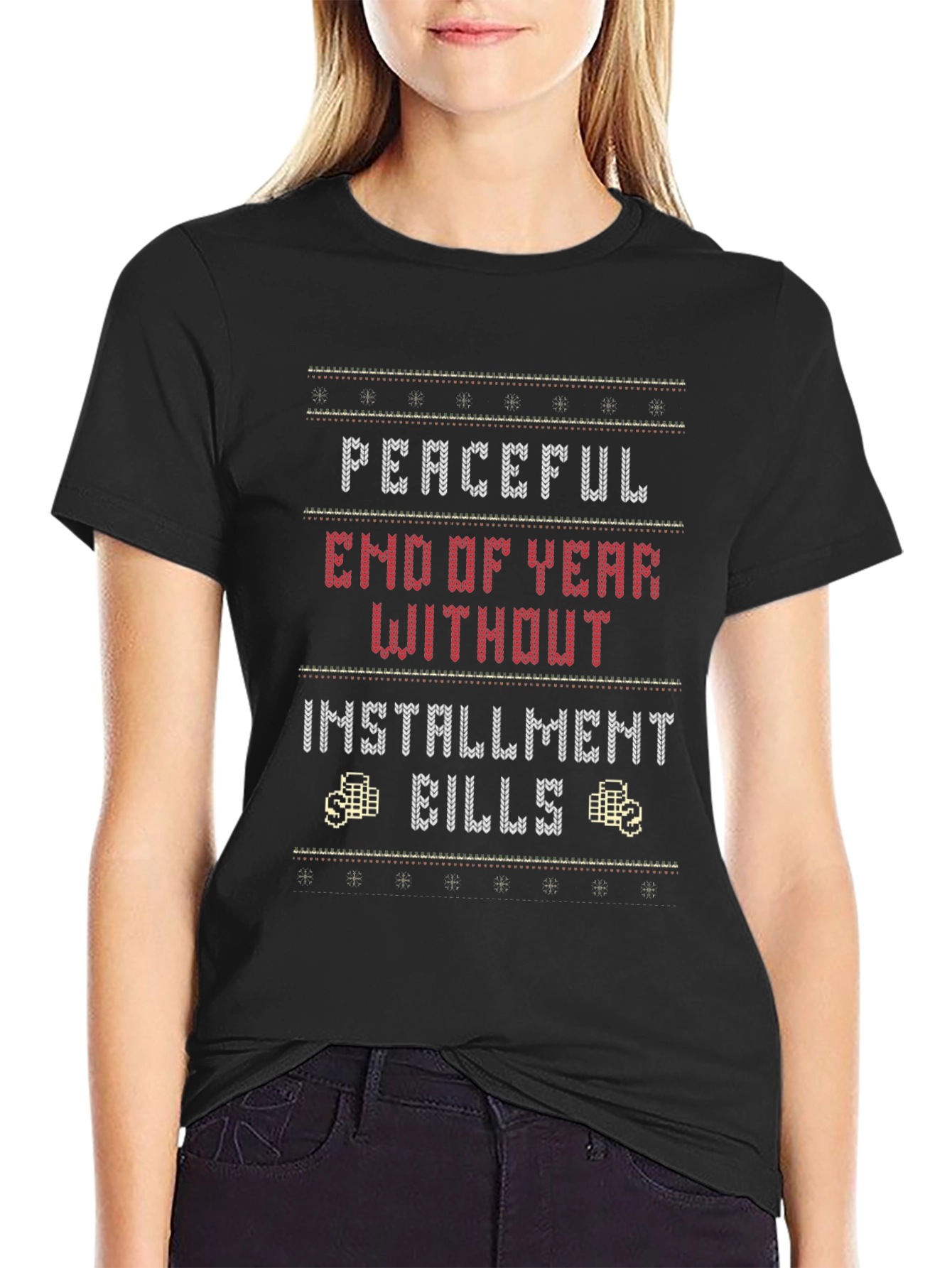Peaceful End of Year Sweater T-Shirt