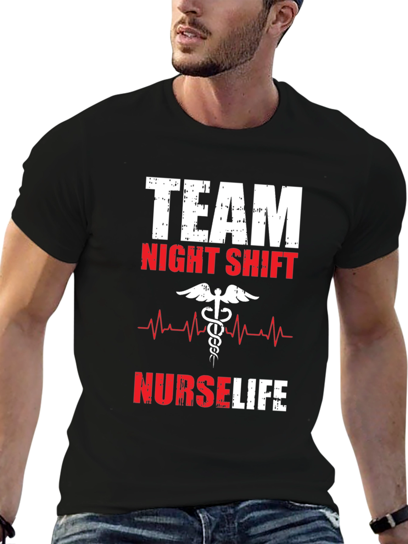 Team Night Shift Nurse Life T-Shirt